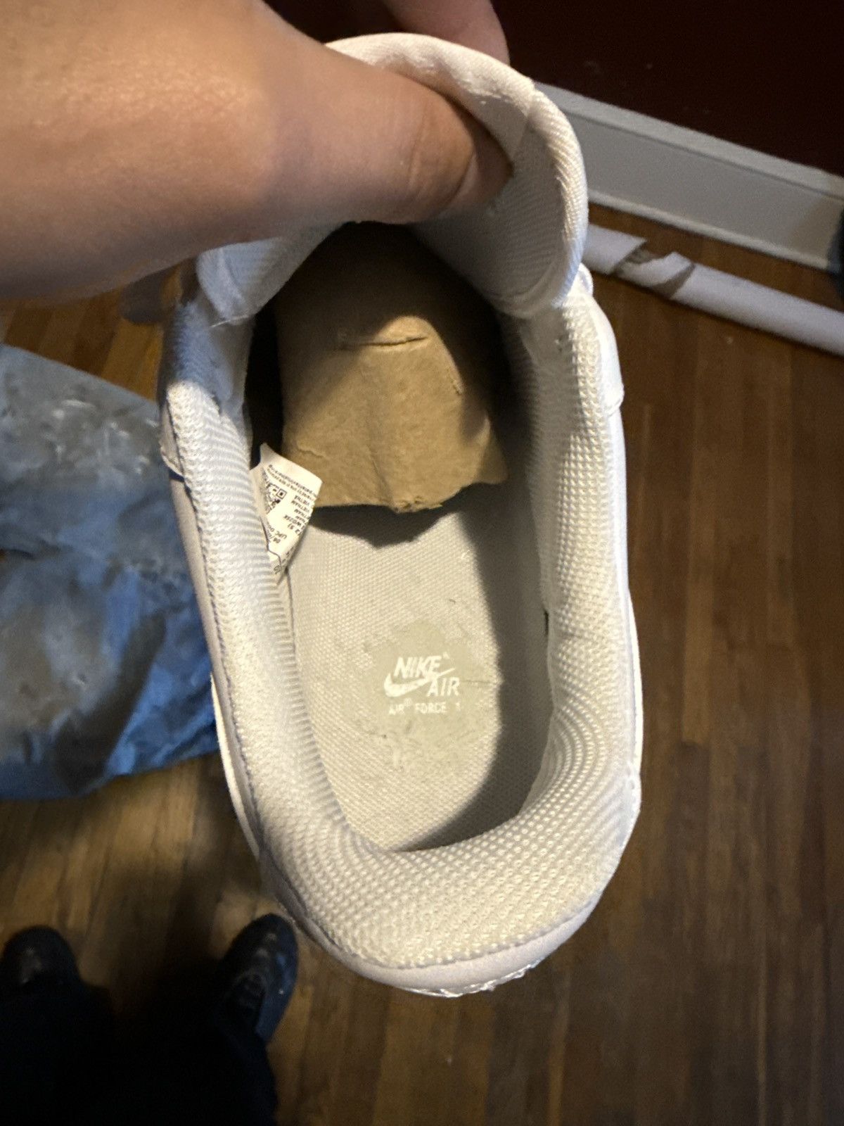 Nike White air force 1’s Size US 10 / EU 43 - 3 Thumbnail
