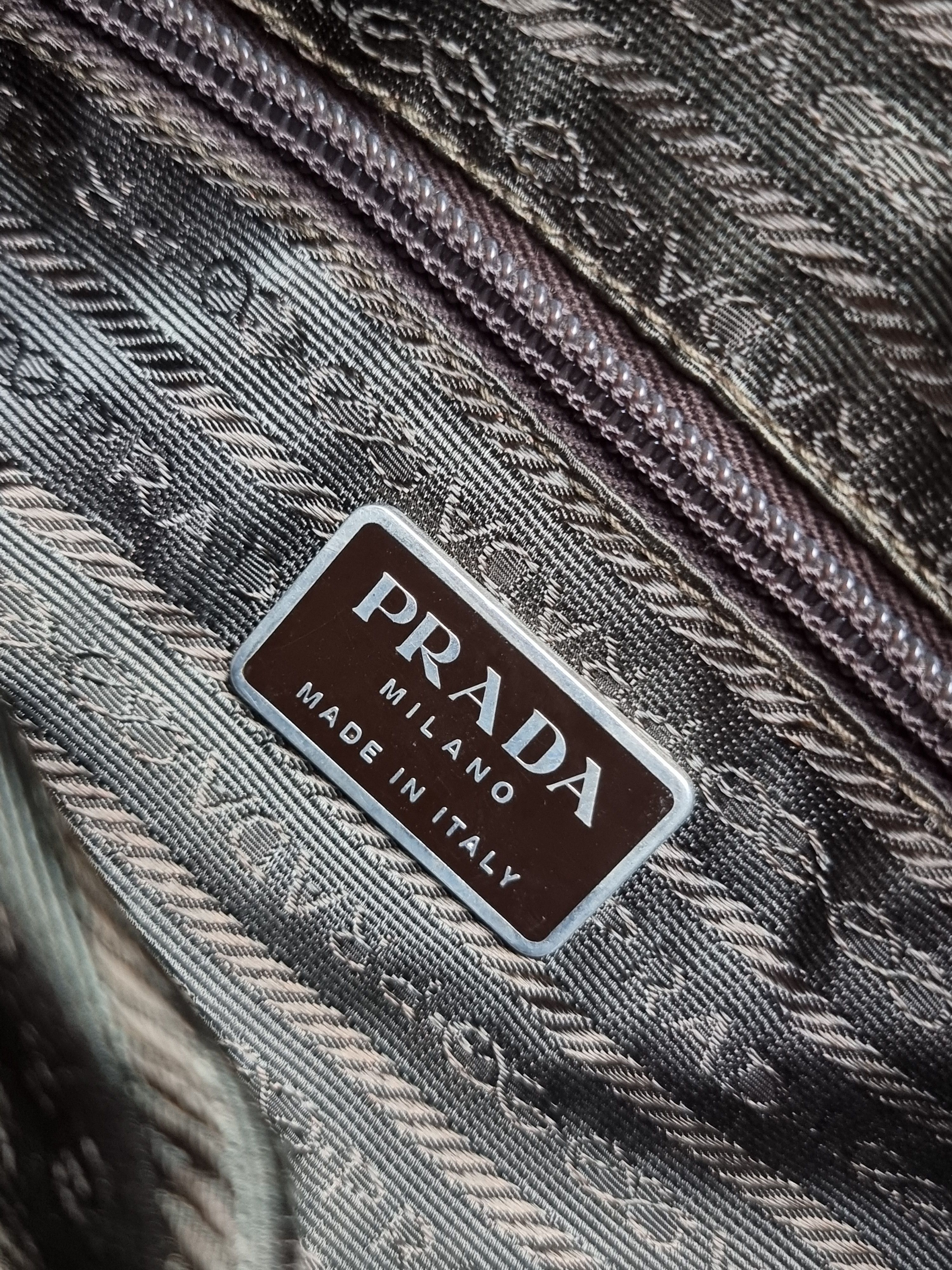 Prada Prada shoulder bag nylon khaki dark green Size ONE SIZE - 10 Thumbnail