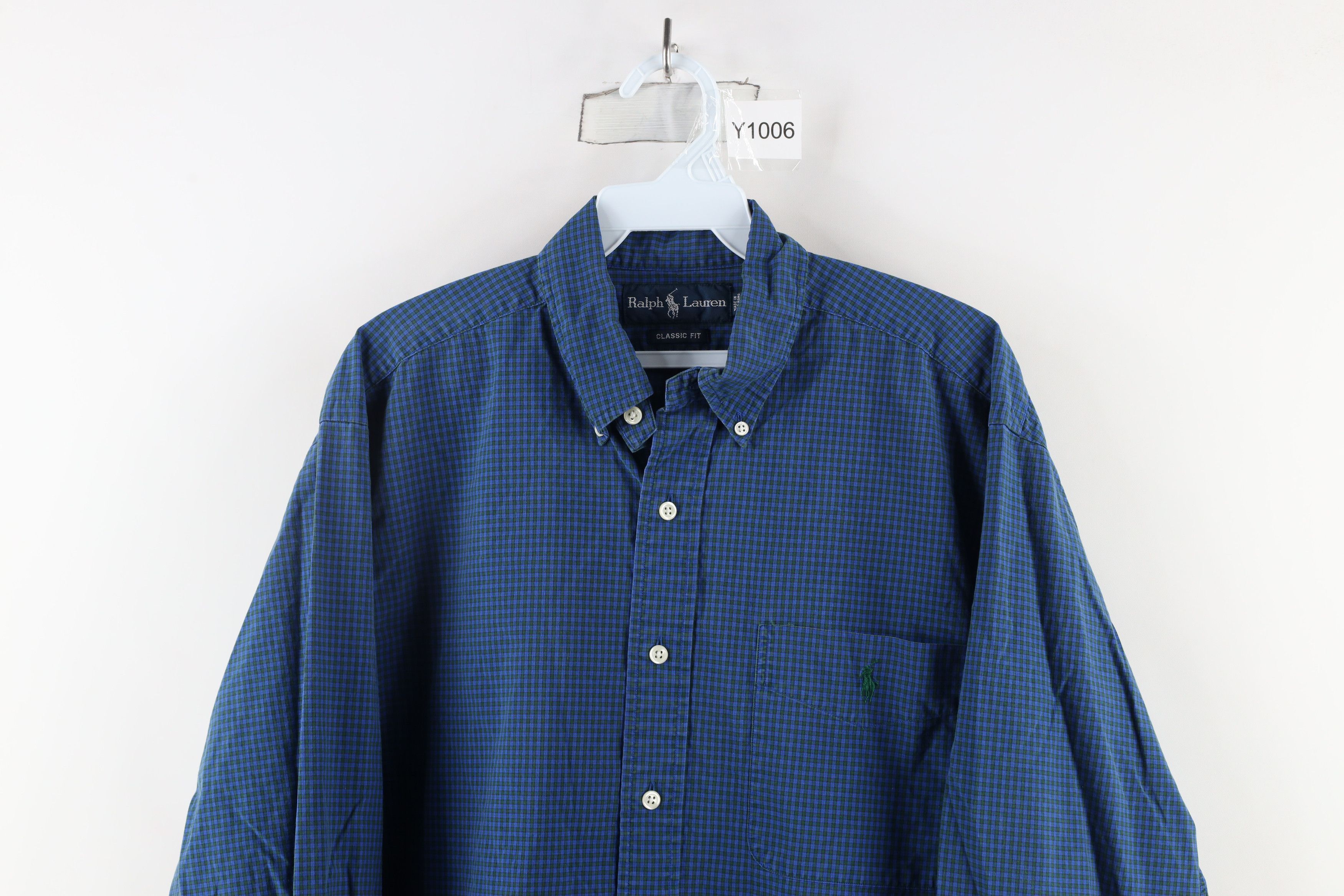 Ralph Lauren × Vintage Vintage 90s Ralph Lauren Faded Collared Button Down Shirt Size US M / EU 48-50 / 2 - 2 Thumbnail