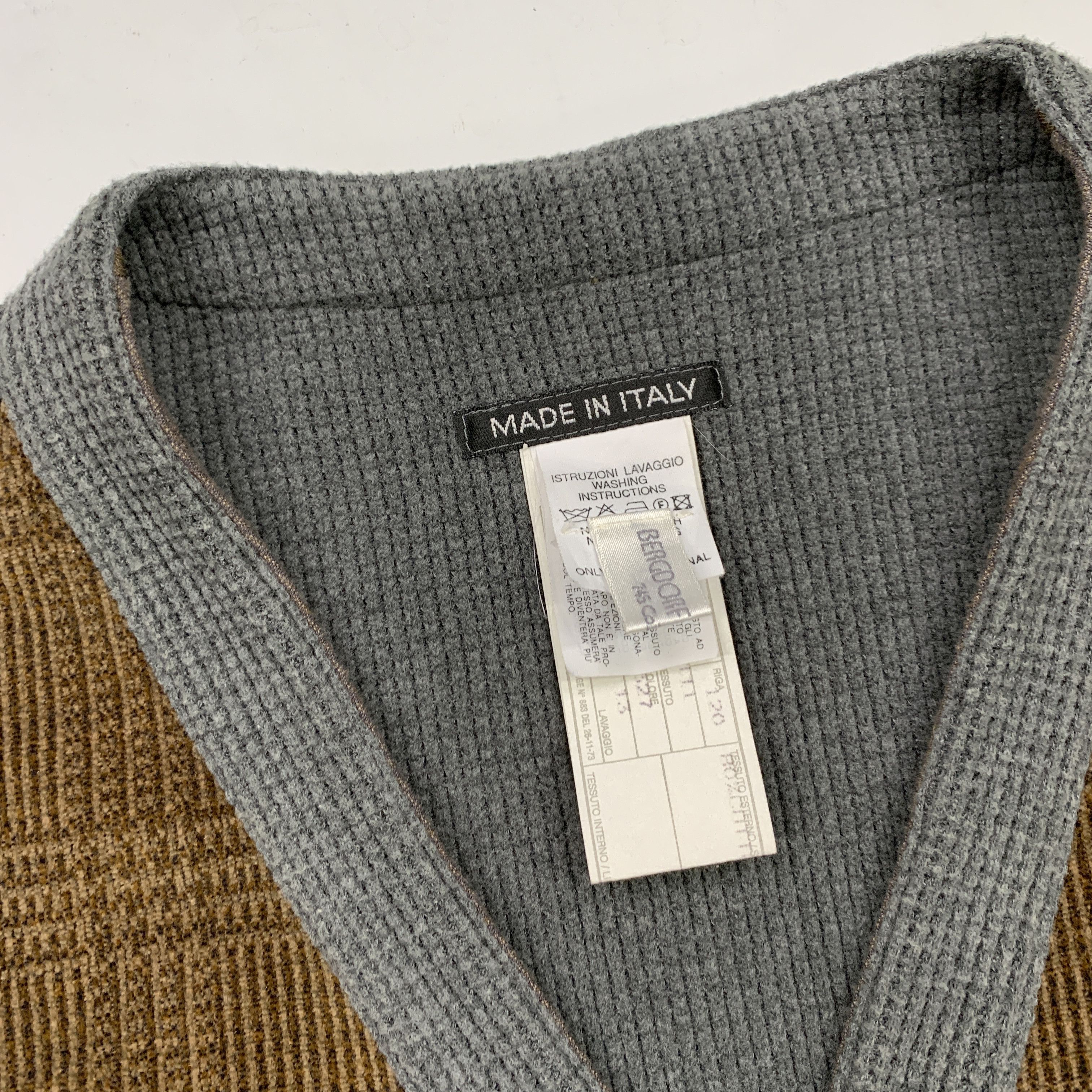 Giorgio Armani 80s-90s Hybrid Vest / Gillet Size US M / EU 48-50 / 2 - 7 Thumbnail