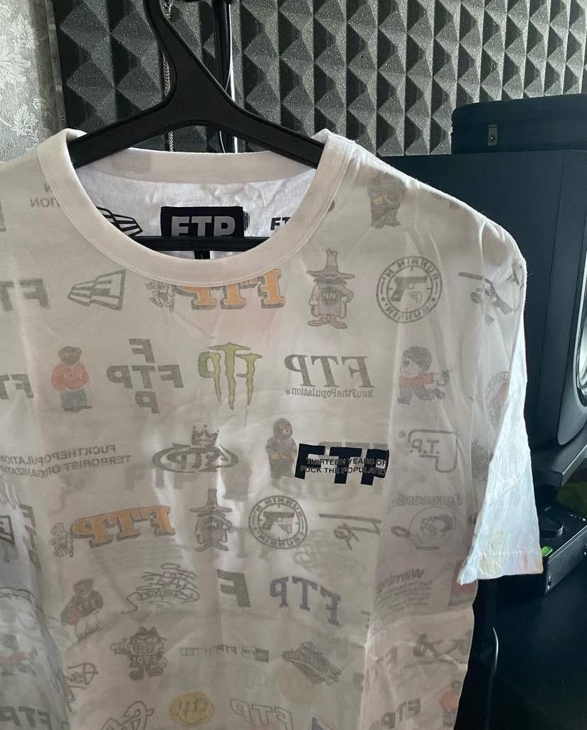 Fuck The Population FTP - 13 YEAR ANNIVERSARY TEE Size US L / EU 52-54 / 3 - 5 Thumbnail