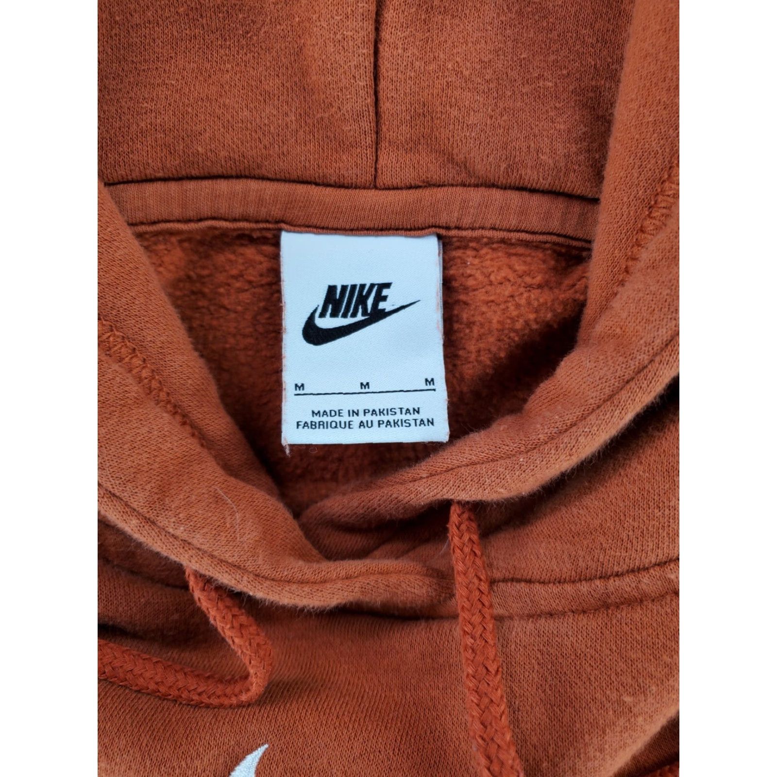 Nike Nike Center Swoosh Hoodie Sweatshirt Embroidered Long Sleeve Pullover Mens M Orange Size US M / EU 48-50 / 2 - 3 Thumbnail