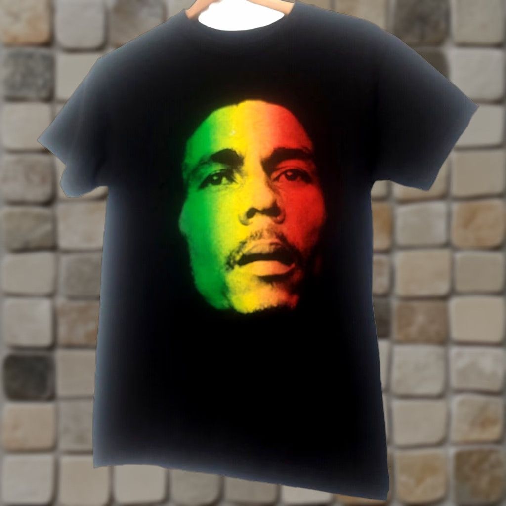Vintage Bob Marley Redemption Song Shirt Small Reggae Music Rasta Black Zion Sportswear Graphic Print T-Shirt Men Size US S / EU 44-46 / 1 - 1 Thumbnail