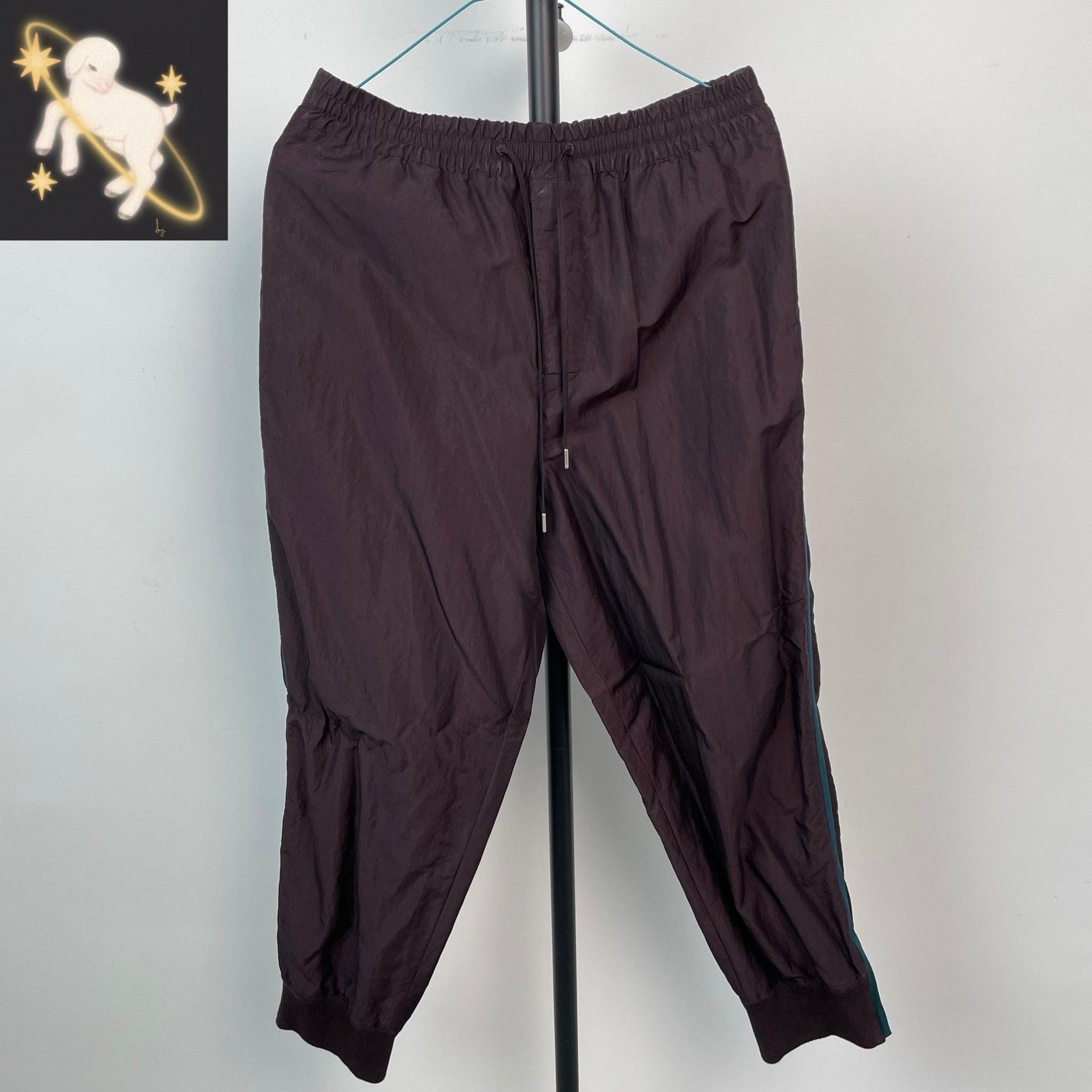 Hermes Hermes Casual Striped Purple Casual Pants 40 Men Size US 40 / EU 56 - 1 Thumbnail