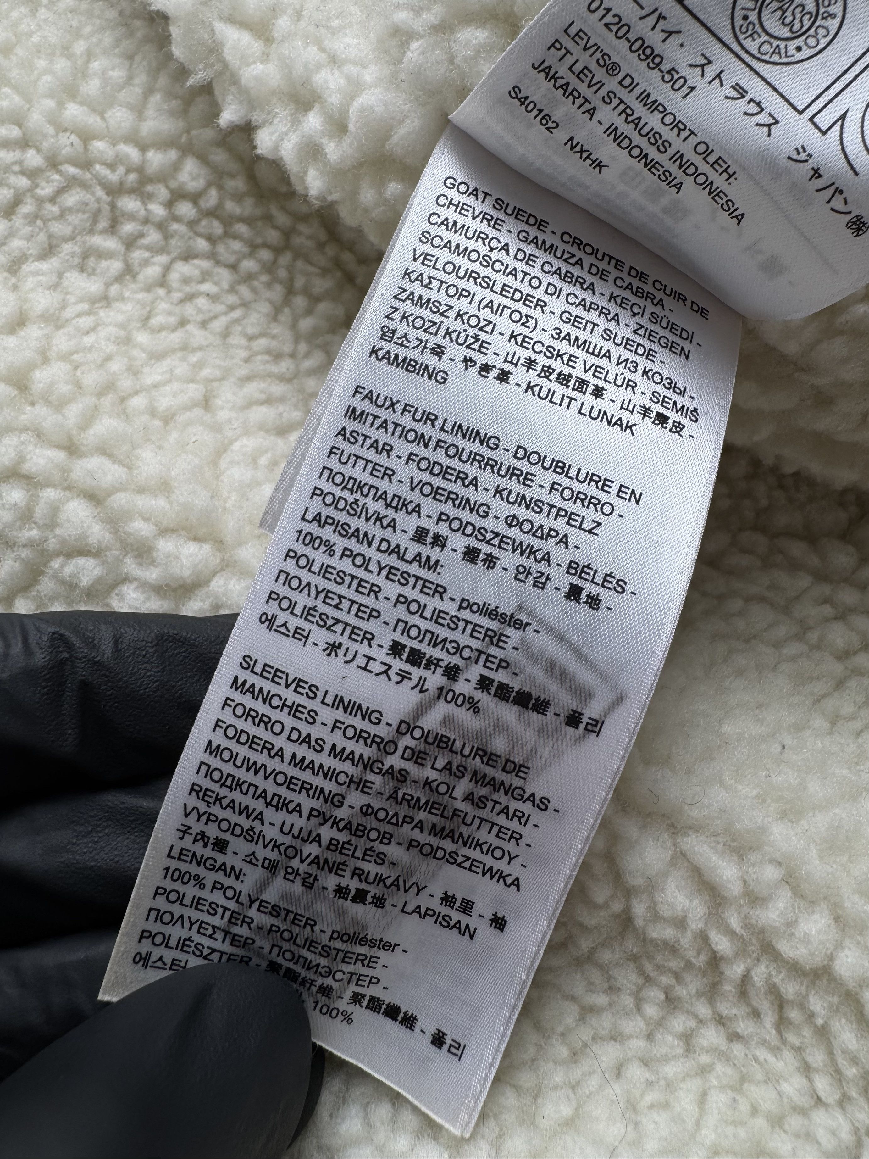 Levi's Levi’s Vintage Suede Sherpa Trucker Jacket Western Coat Size L / US 10 / IT 46 - 10 Thumbnail
