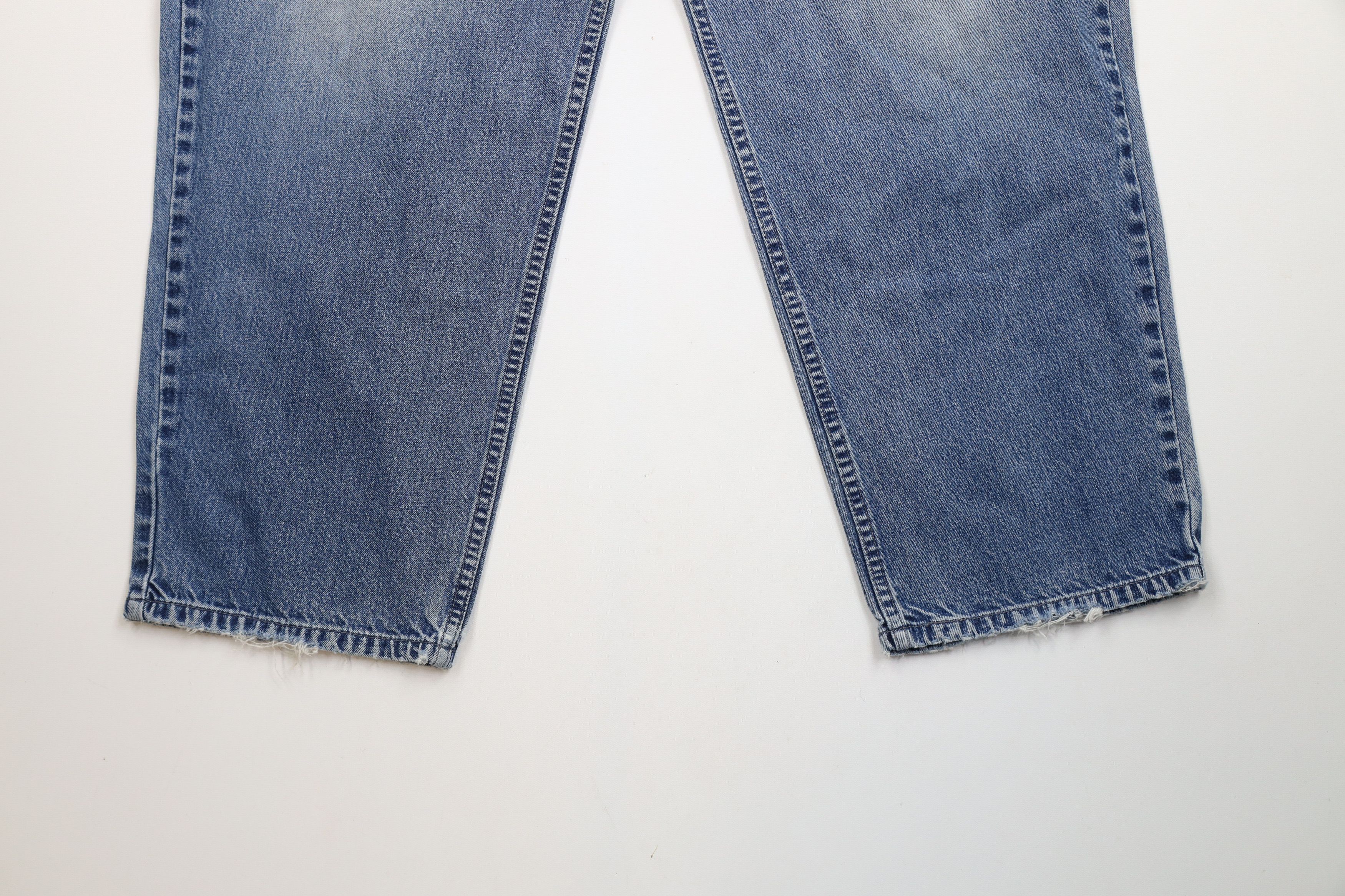 Levi's × Vintage Vintage Y2K 2001 Levis SilverTab Baggy Wide Leg Denim Jeans Size US 36 / EU 52 - 4 Thumbnail