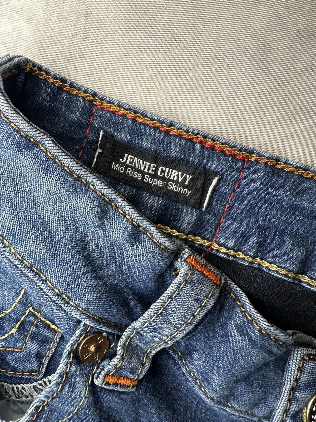 True Religion × Vintage True Religion skinny jeans women Size 30" / US 8 / IT 44 - 8 Thumbnail