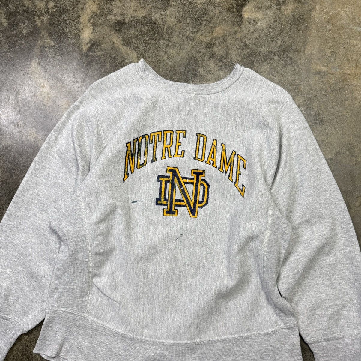 Champion vintage 80s champion reverse weave notre dame university Size US M / EU 48-50 / 2 - 4 Thumbnail