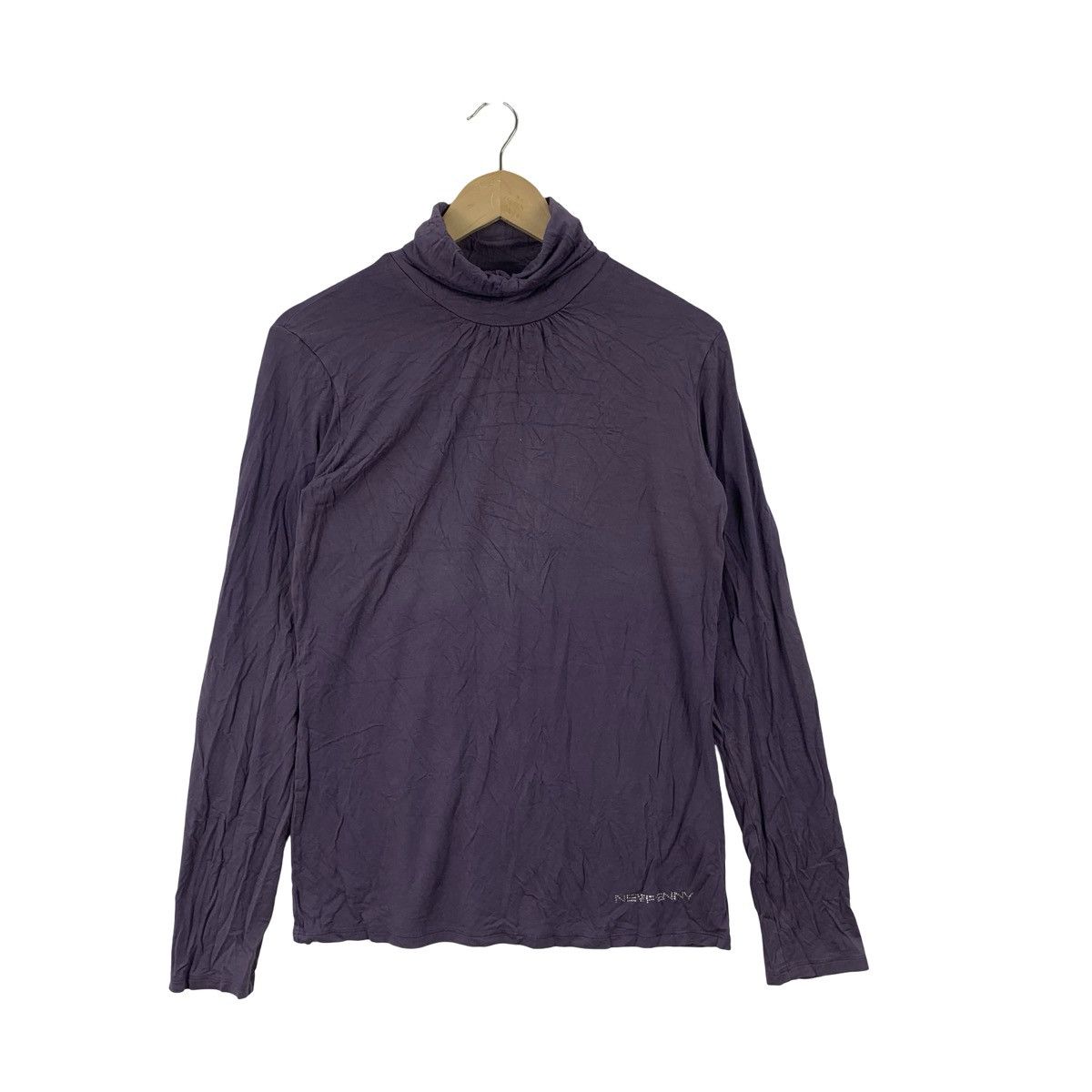 Other NEWPENNY Embellished Logo Turtleneck Sweatshirt Sweater Size US S / EU 44-46 / 1 - 1 Thumbnail