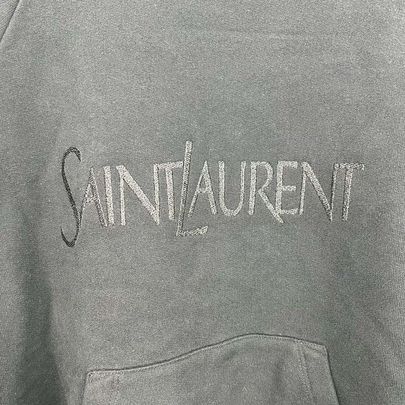 Yves Saint Laurent saint LaurentBlack sparkle embroidered logo flannel sweatsh Size S / US 4 / IT 40 - 5 Thumbnail