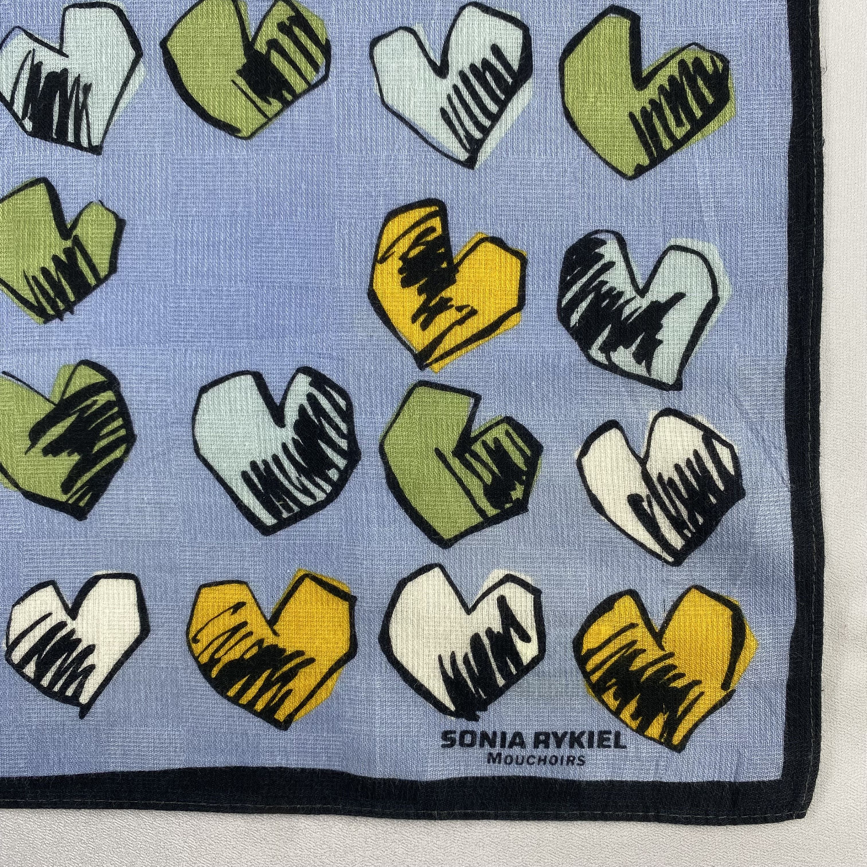 Vintage Sonia Rykiel Bandana/ Handkerchief / Neckerchief-P1256 Size ONE SIZE - 3 Thumbnail