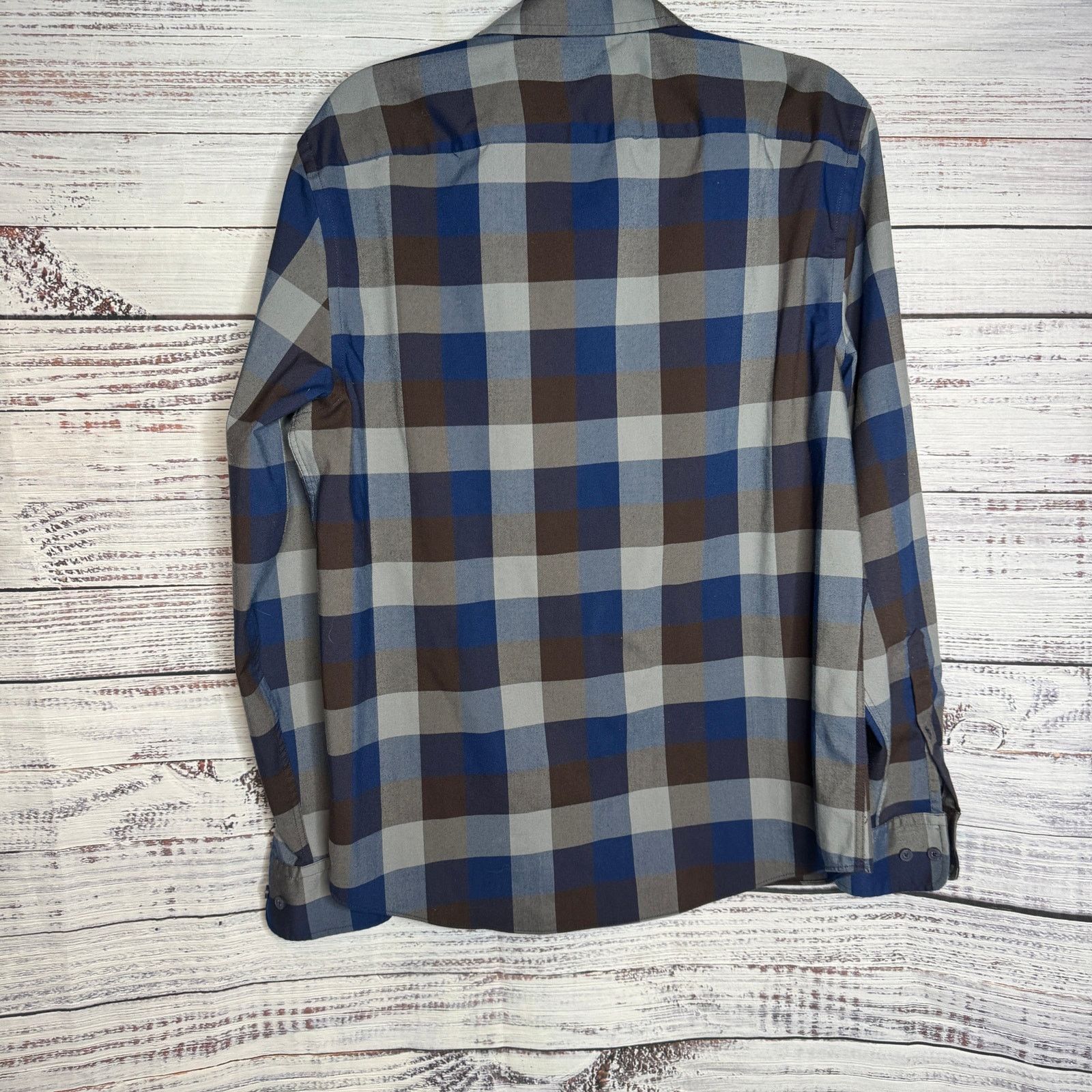 UNTUCKit UNTUCKit Piemonte Slim Fit Performance Dress Shirt Blue Lg Size US L / EU 52-54 / 3 - 3 Thumbnail