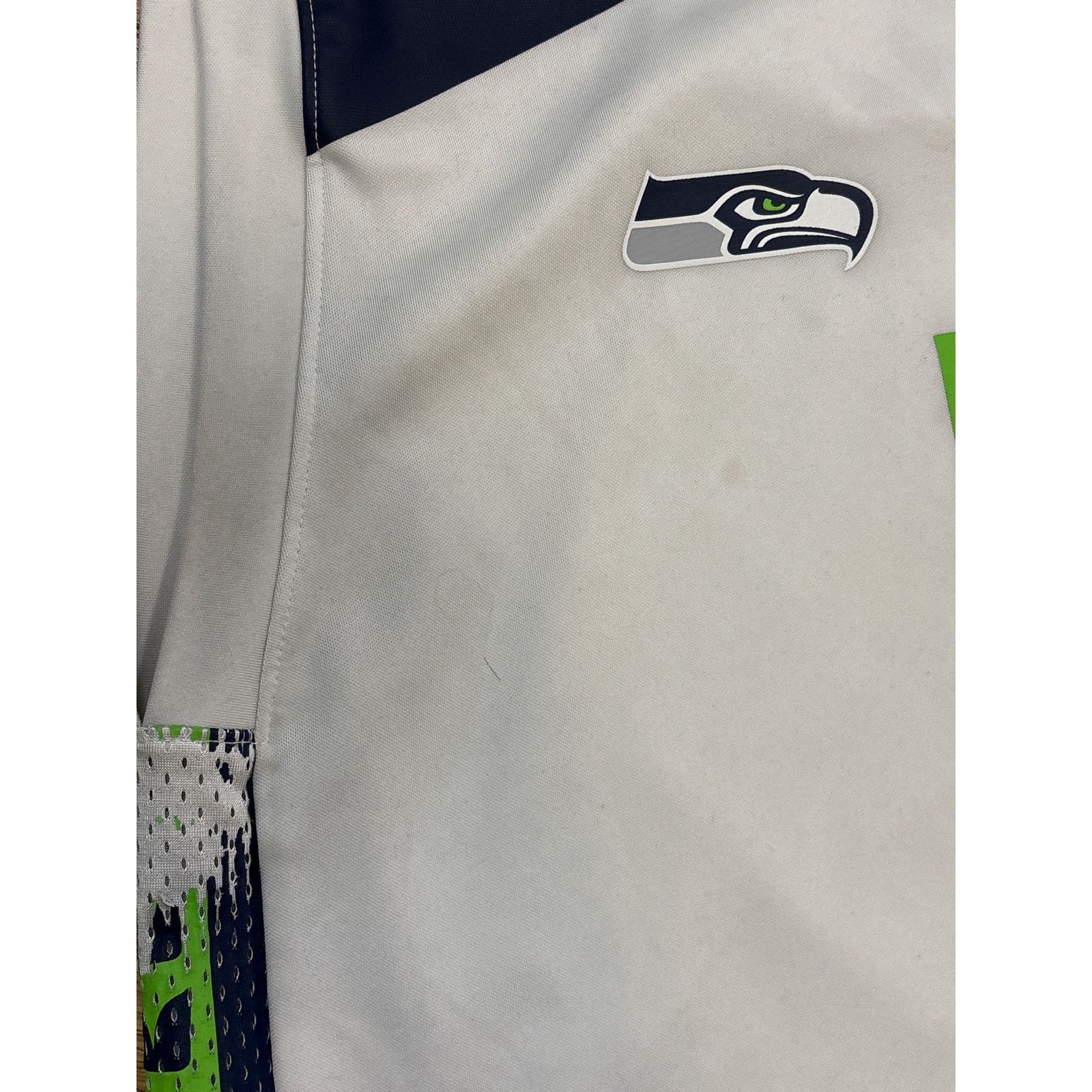 Nike Women's L Nike White Seattle Seahawks Russell Wilson 3 Size L / US 10 / IT 46 - 6 Thumbnail
