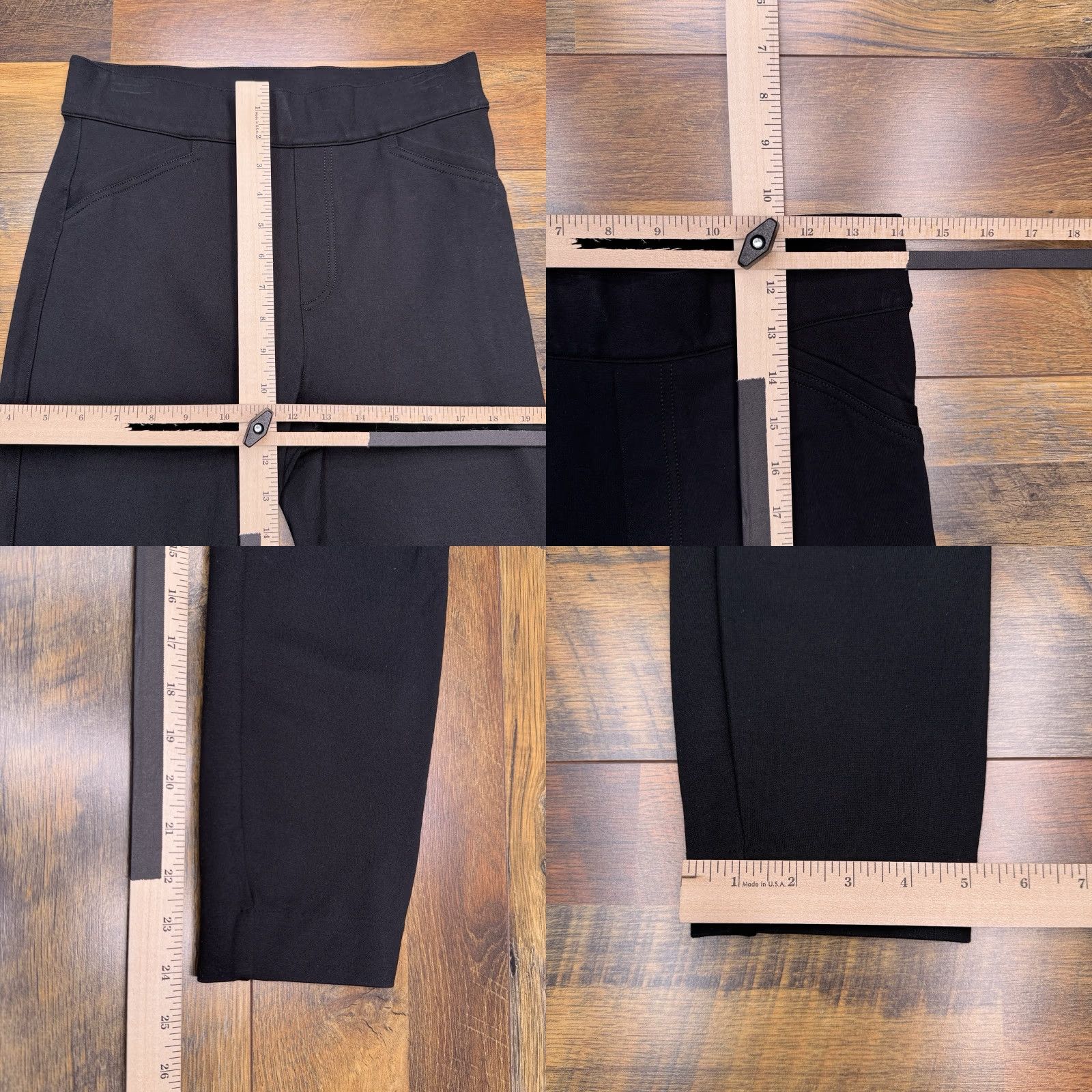 Spanx SPANX The Perfect Pant Ankle Medium Back Seam Skinny Ponte 20251R Black Women Pants Slim Inseam 24 in Size 32" / US 10 / IT 46 - 8 Thumbnail