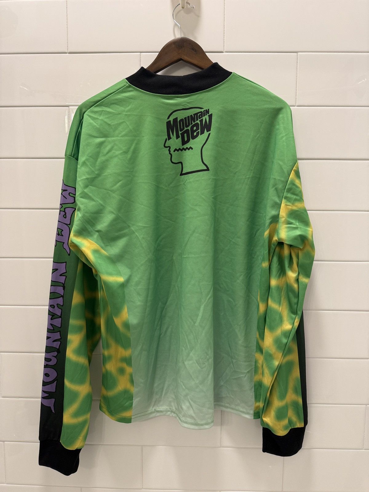 Brain Dead × Oakley Brain Dead Mountain Dew Pyschic Disc Jam Jersey Size US L / EU 52-54 / 3 - 4 Thumbnail