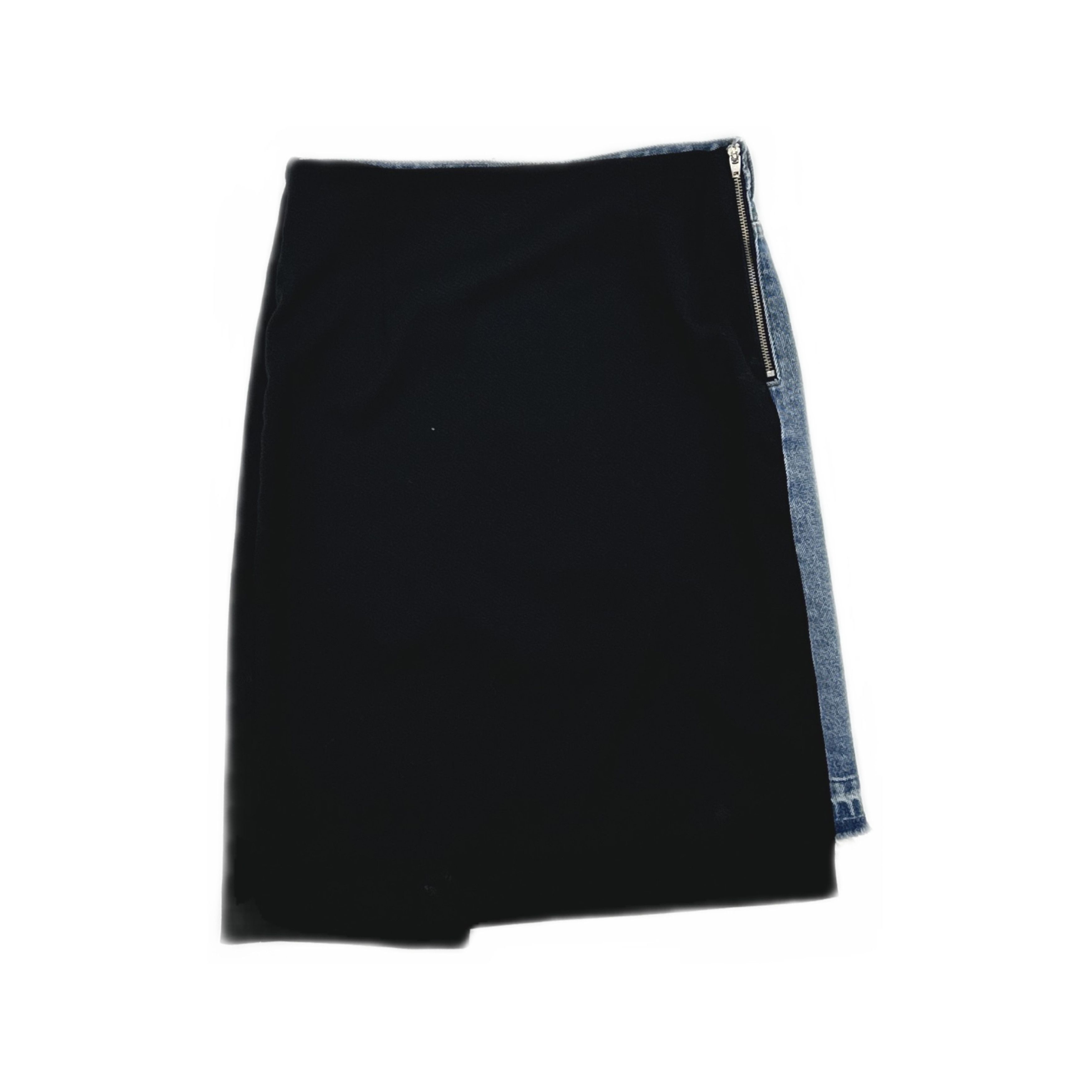 MM6 MM6 Maison Margiela Colorblock Denim Mini Skirt Size 36 Size 25" / US 0 / IT 36 - 1 Thumbnail