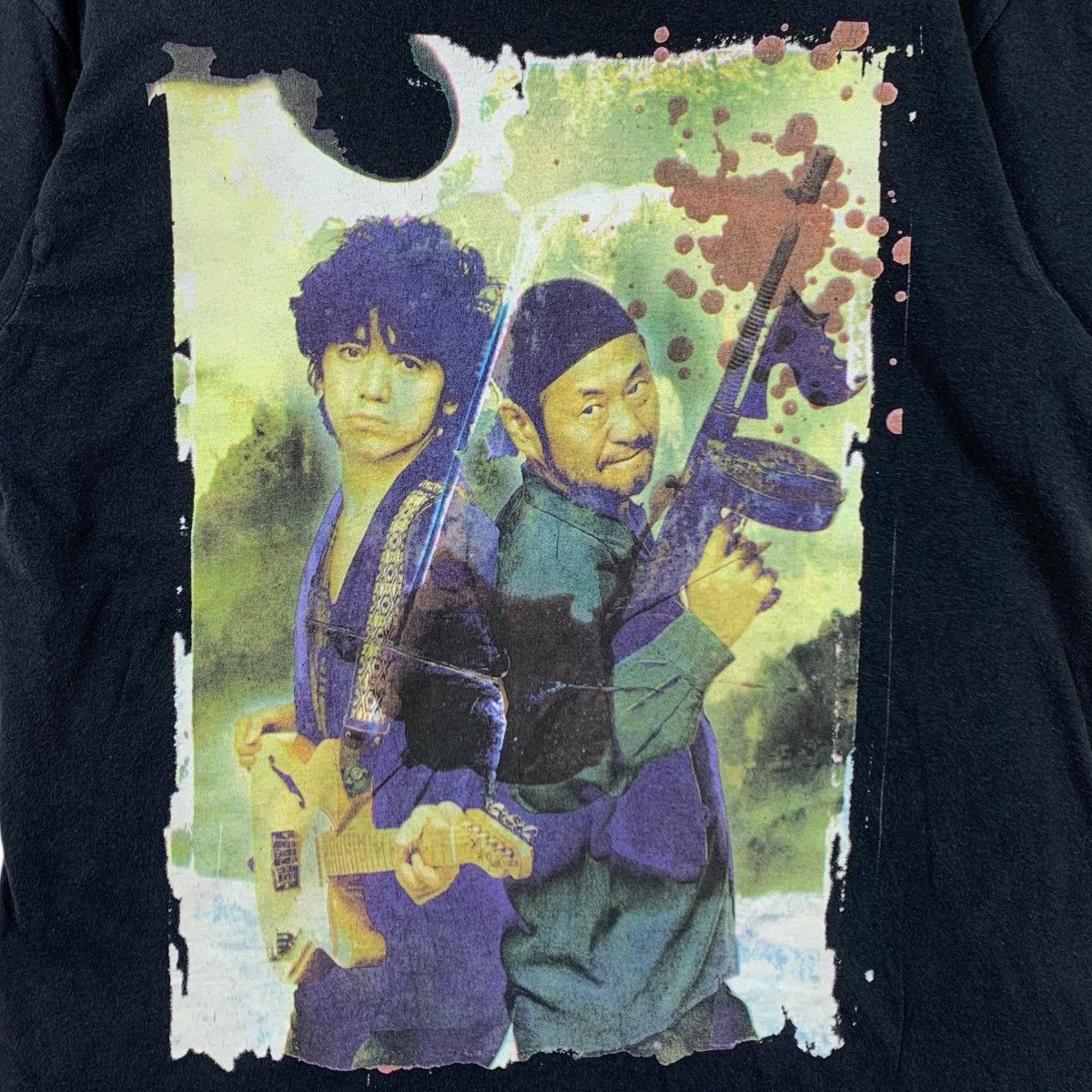 Japanese Brand Vintage 90s 1997 CHABO BAND Japanese Band Short Sleeve Shirt Size US L / EU 52-54 / 3 - 4 Thumbnail