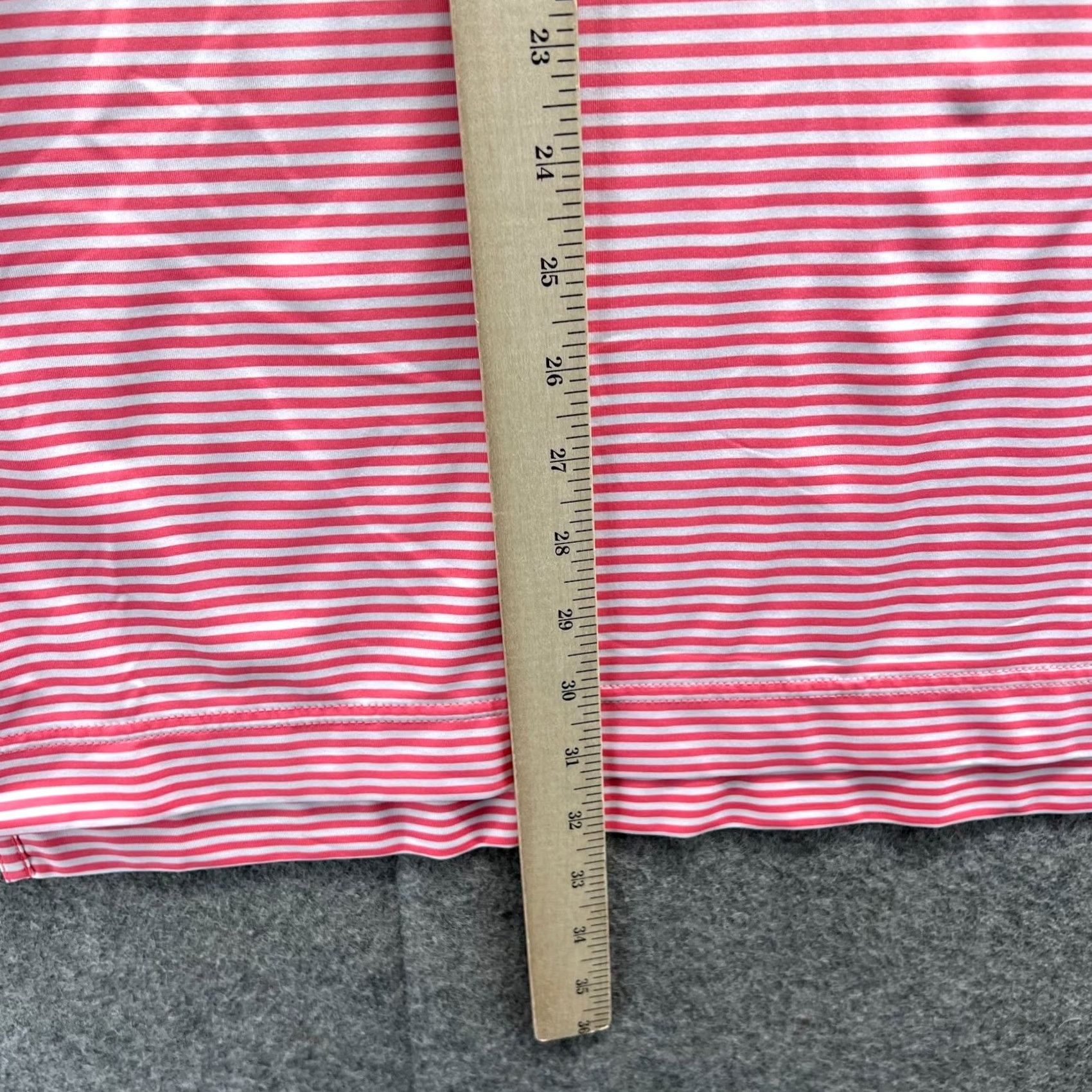 Footjoy Footjoy Polo Shirt Mens XL Pink White Stripes Preppy Stretch Golf Golfer Knit Shirt Size US XL / EU 56 / 4 - 4 Thumbnail