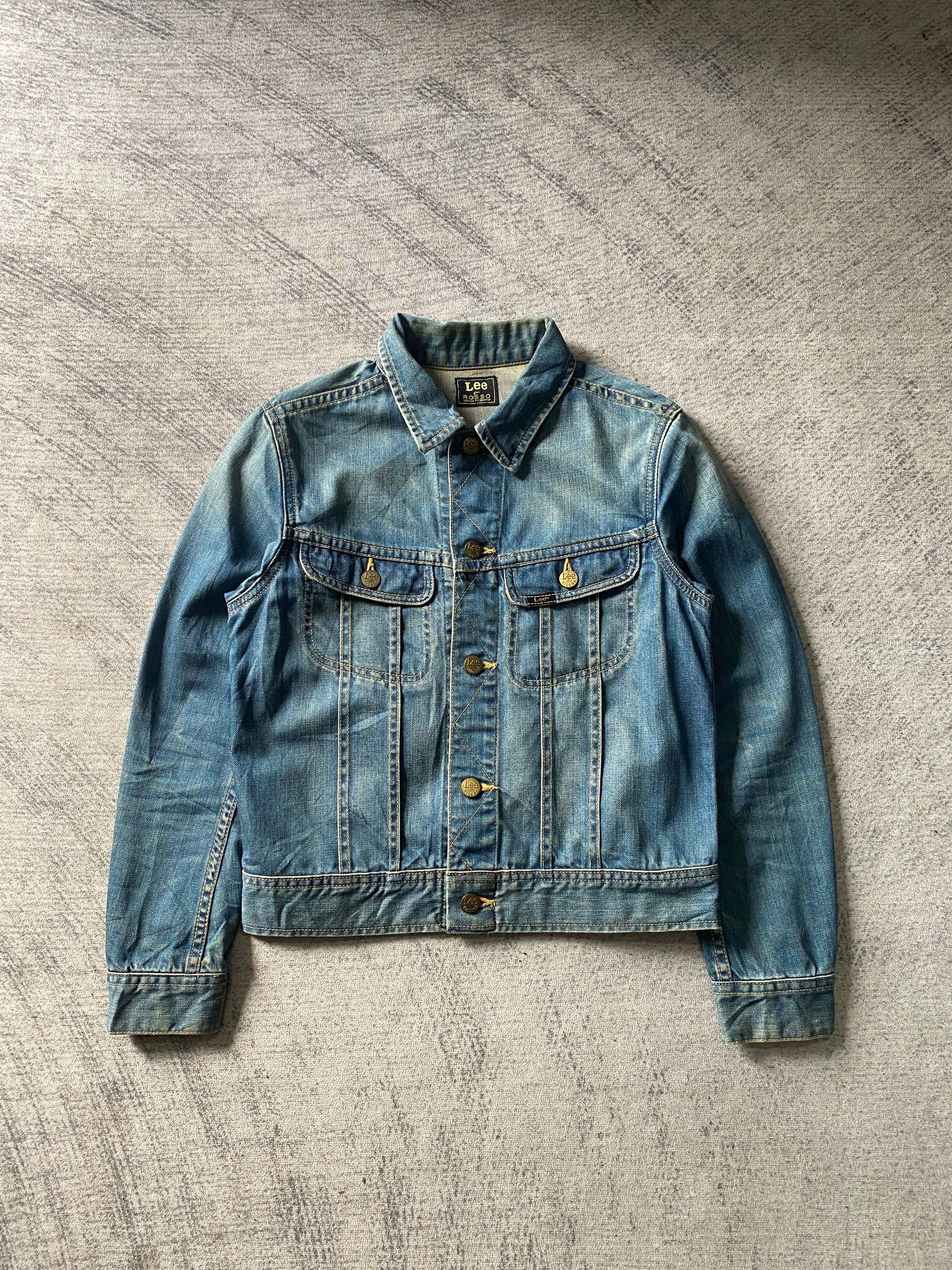 Lee Rare!!! Lee For Rosso Denim Trucker Jacket Size XS / US 0-2 / IT 36-38 - 1 Thumbnail