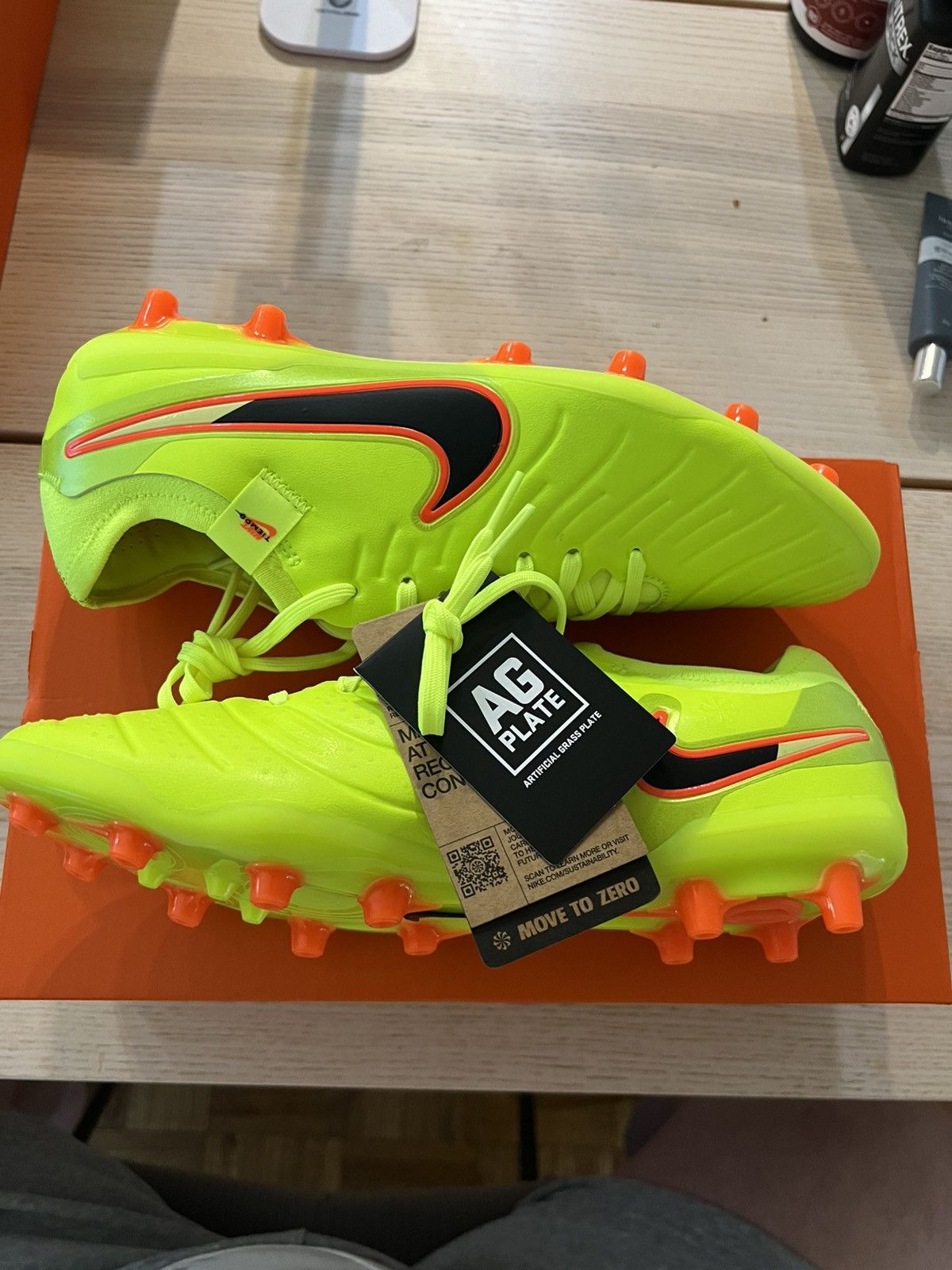 Nike Nike Tiempo Legend 10 Pro AG ‘Black Volt’ Size US 10 / EU 43 - 1 Thumbnail