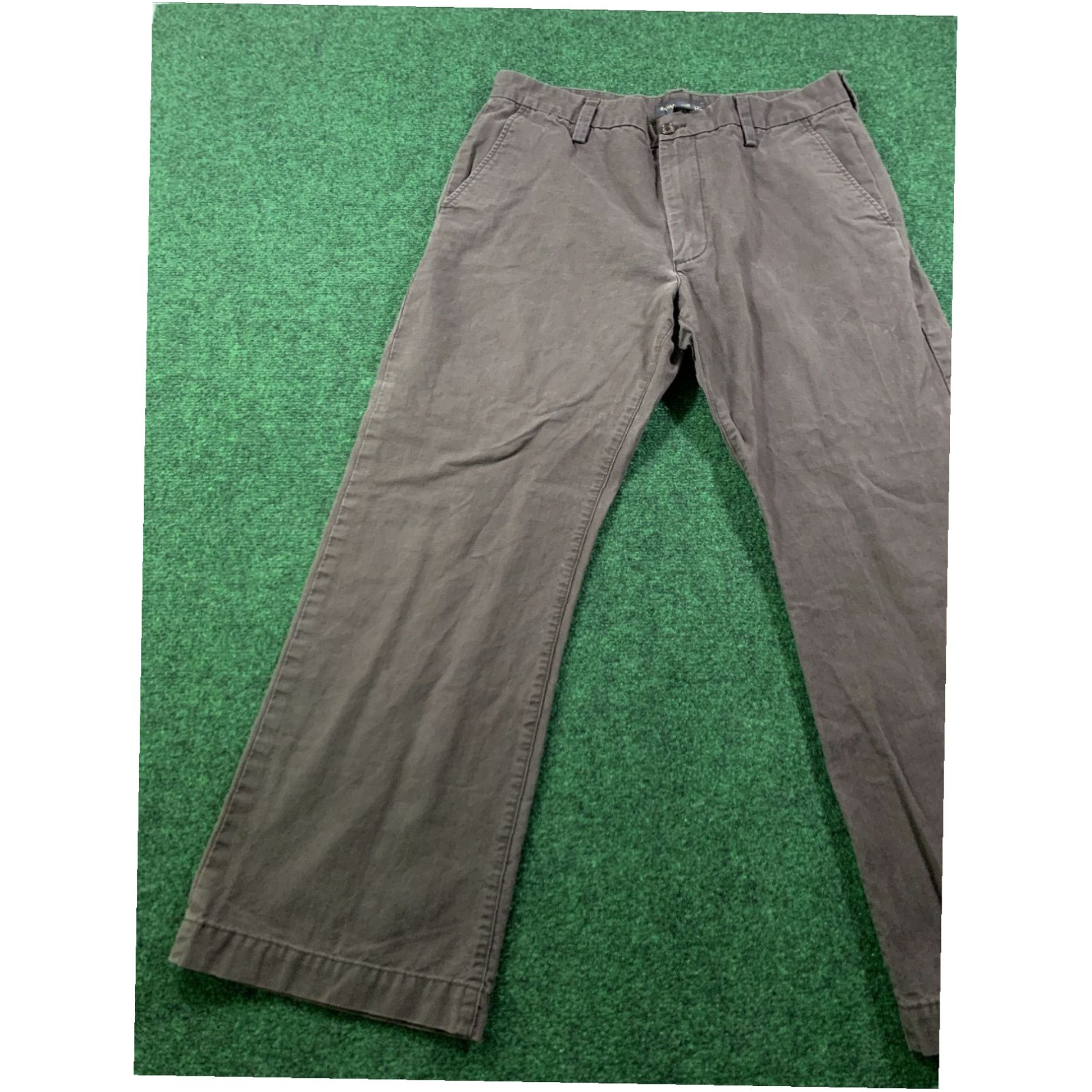 Banana Republic Banana Republic Mens 36 Brown Chino Slacks Dawson Khaki Cotton Pants 36x30 Size US 36 / EU 52 - 2 Thumbnail