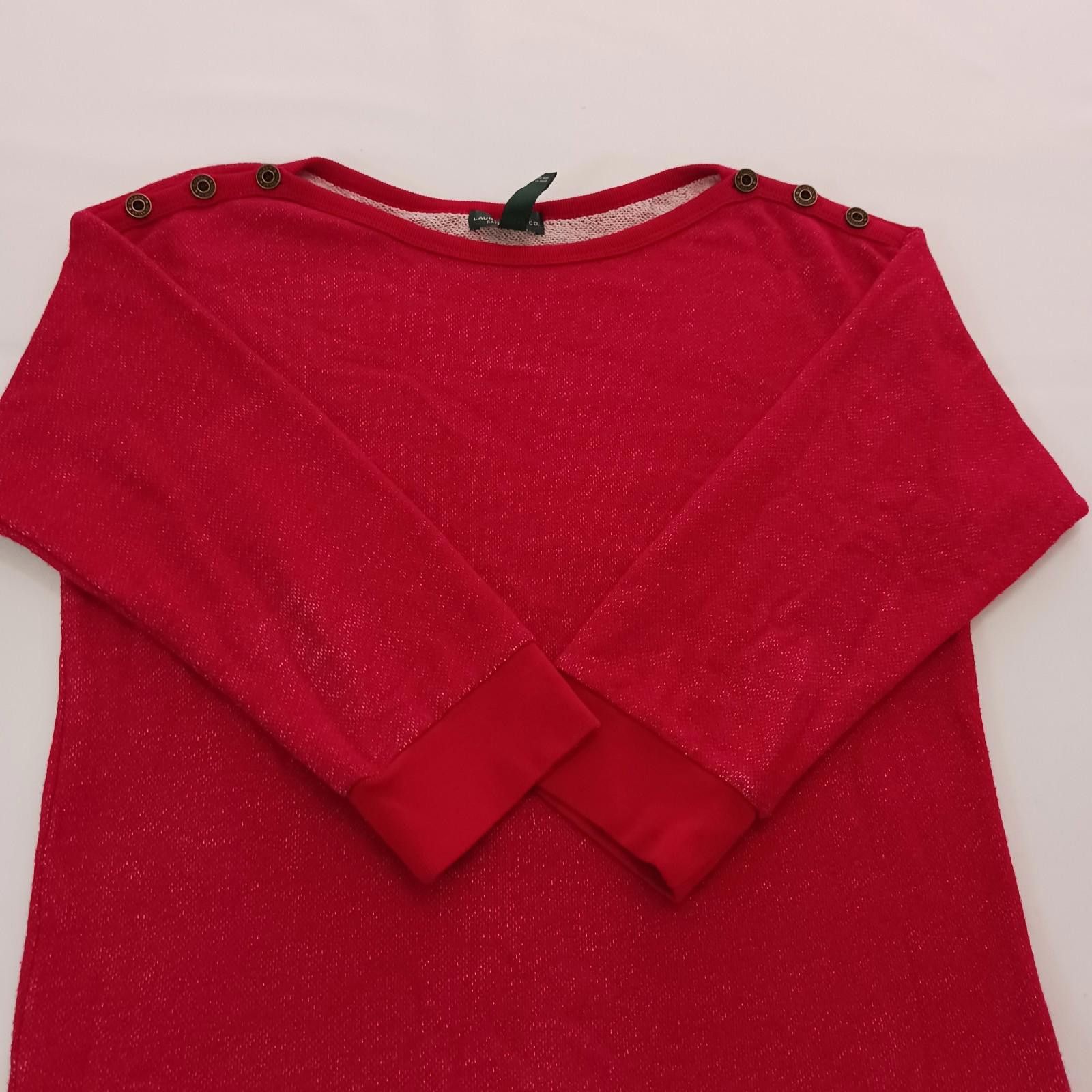 Polo Ralph Lauren LRL Lauren Jeans Ralph Lauren Women's M Red Sweater RN#41381 Size M / US 6-8 / IT 42-44 - 10 Thumbnail