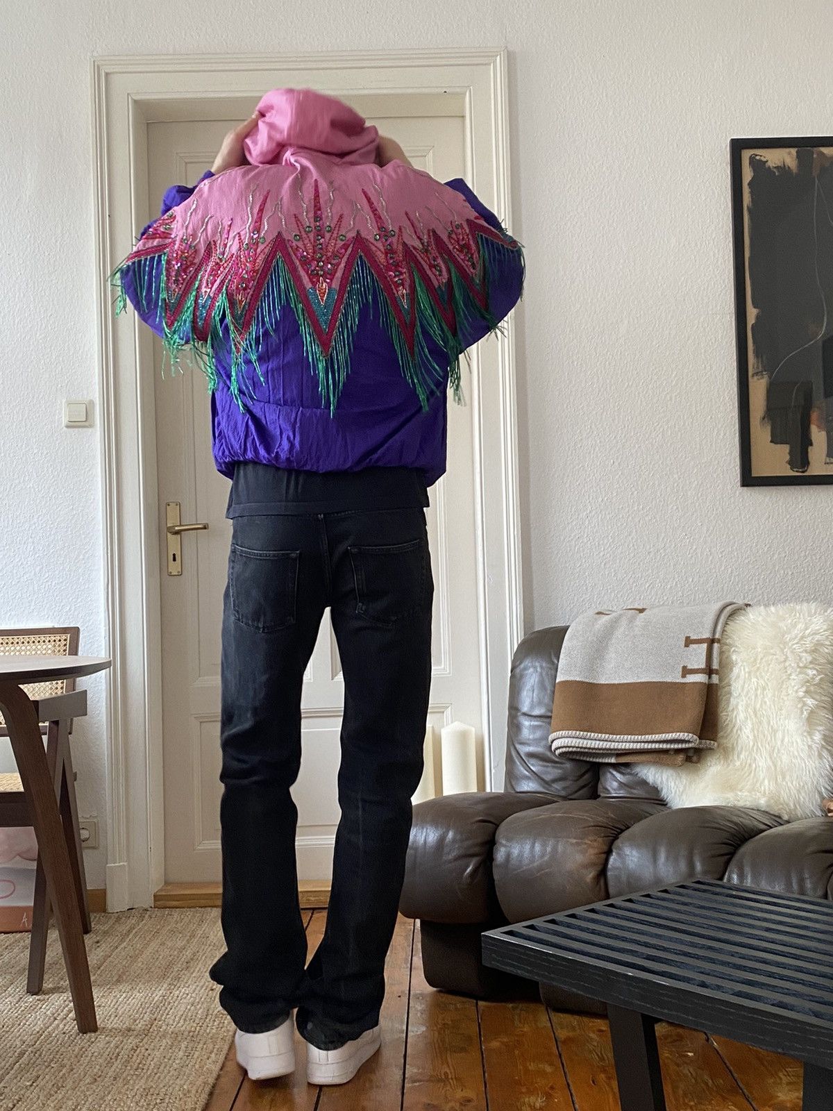 Gucci 8000$ Gucci Sequin Runway Sample Jacket Size US M / EU 48-50 / 2 - 2 Thumbnail