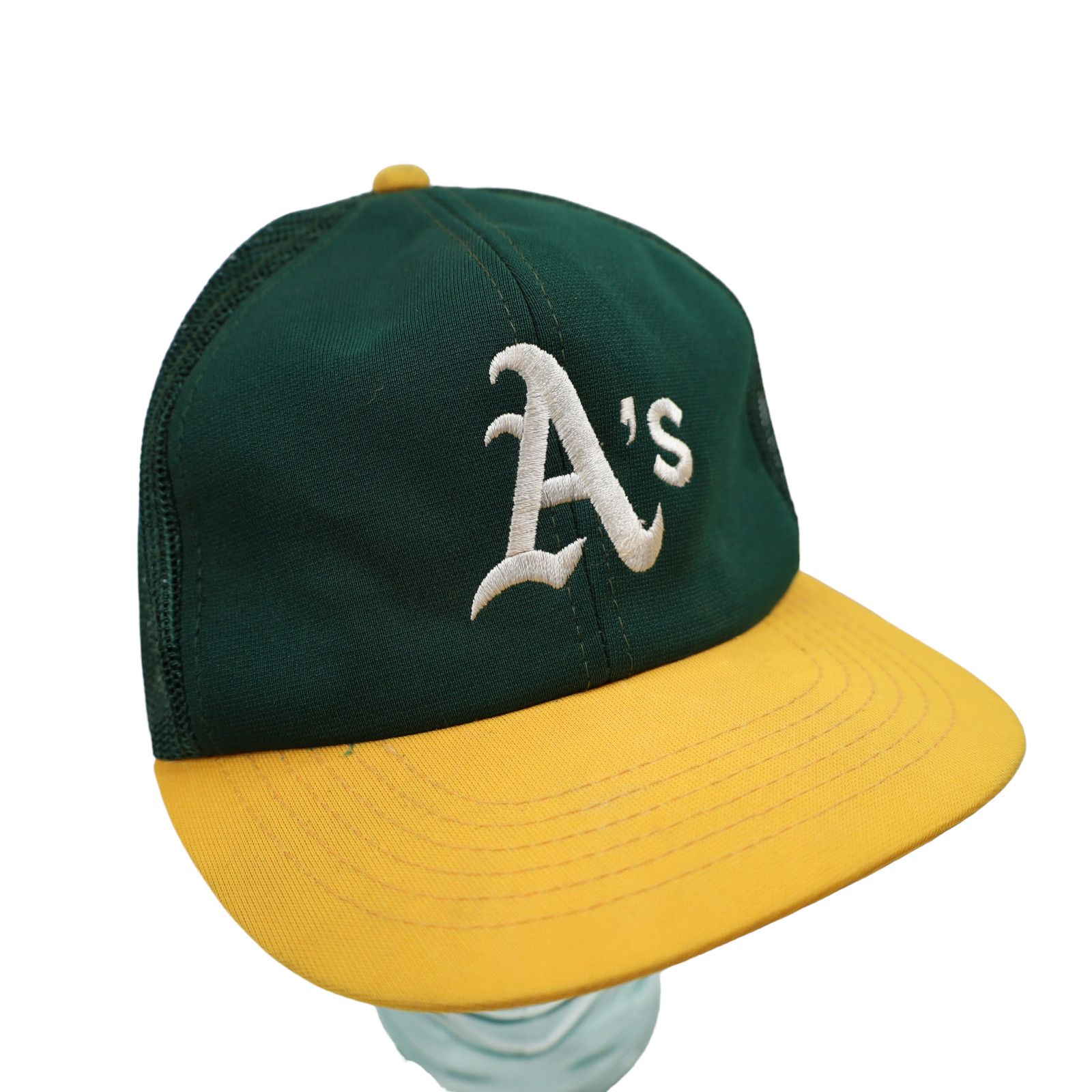 MLB × Sports Specialties × Vintage Vintage 90s Sport Specialties Oakland Athletics Trucker Hat Size ONE SIZE - 2 Thumbnail