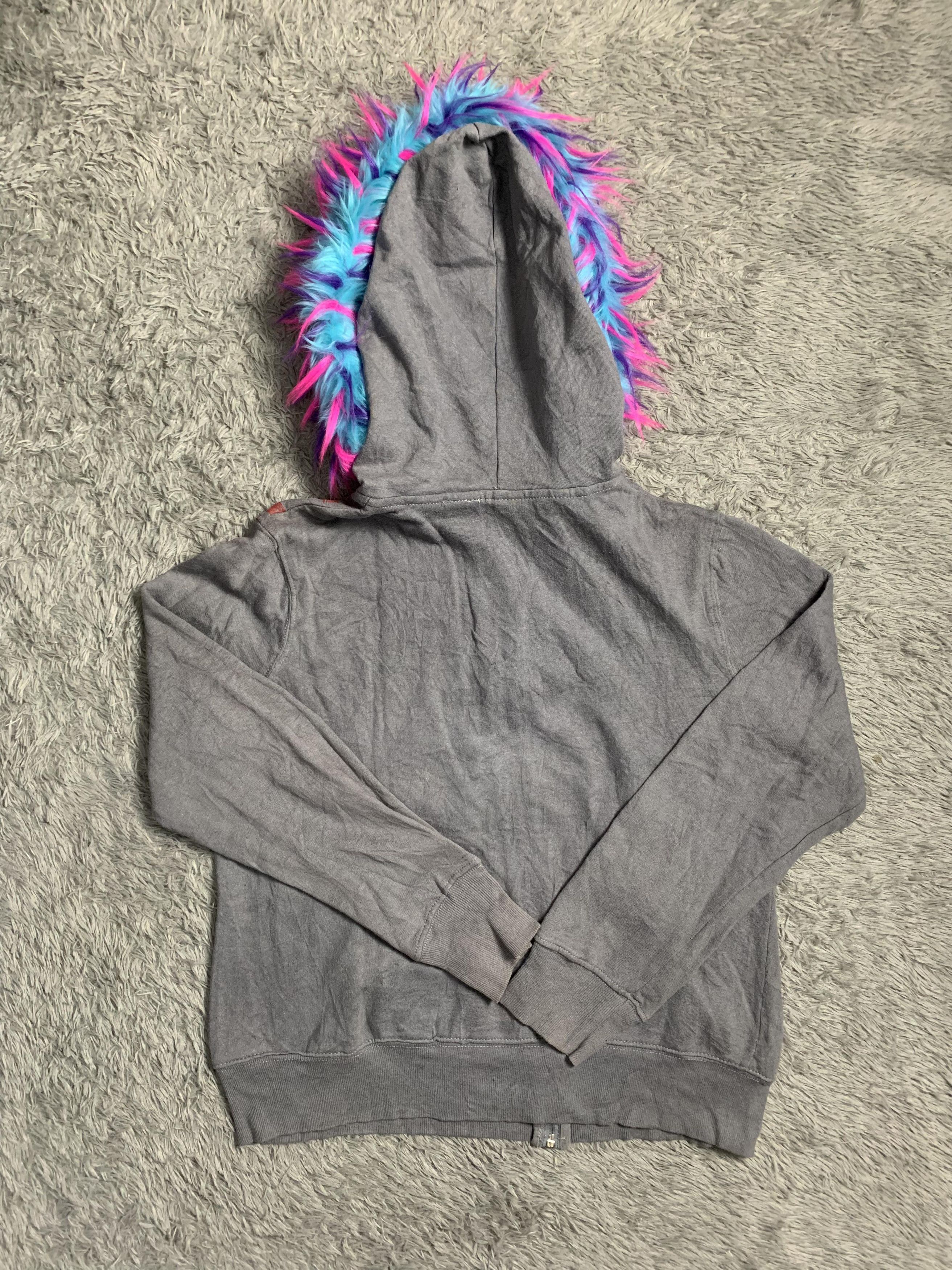 Japanese Brand Sick Style Jim Benton Skull Rabbit Fur Hoodie Size US M / EU 48-50 / 2 - 9 Thumbnail