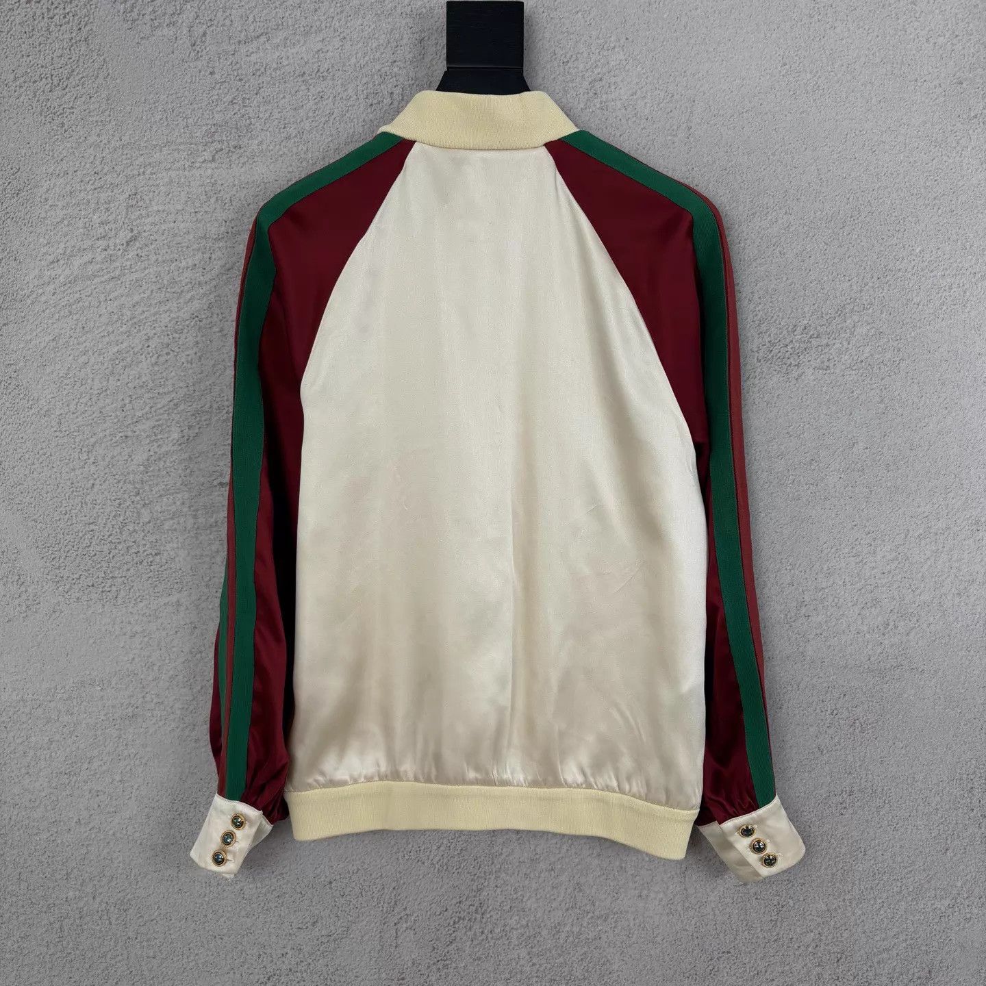 Gucci GUCCI Silk Baseball Jacket Men's Multi Size US M / EU 48-50 / 2 - 2 Thumbnail