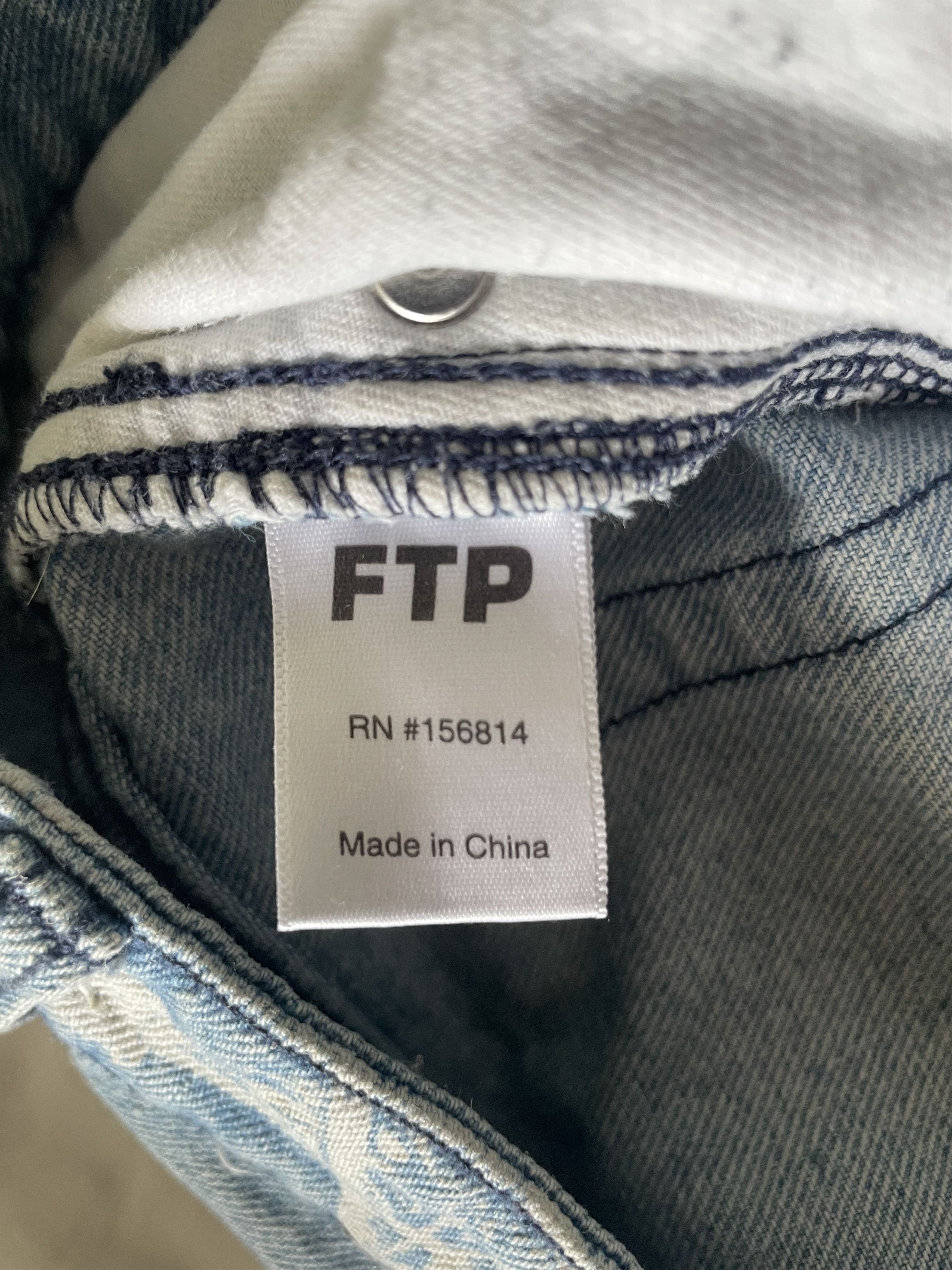 Fuck The Population × Thrasher FTP X THRASHER All over jean Size US 34 / EU 50 - 4 Thumbnail