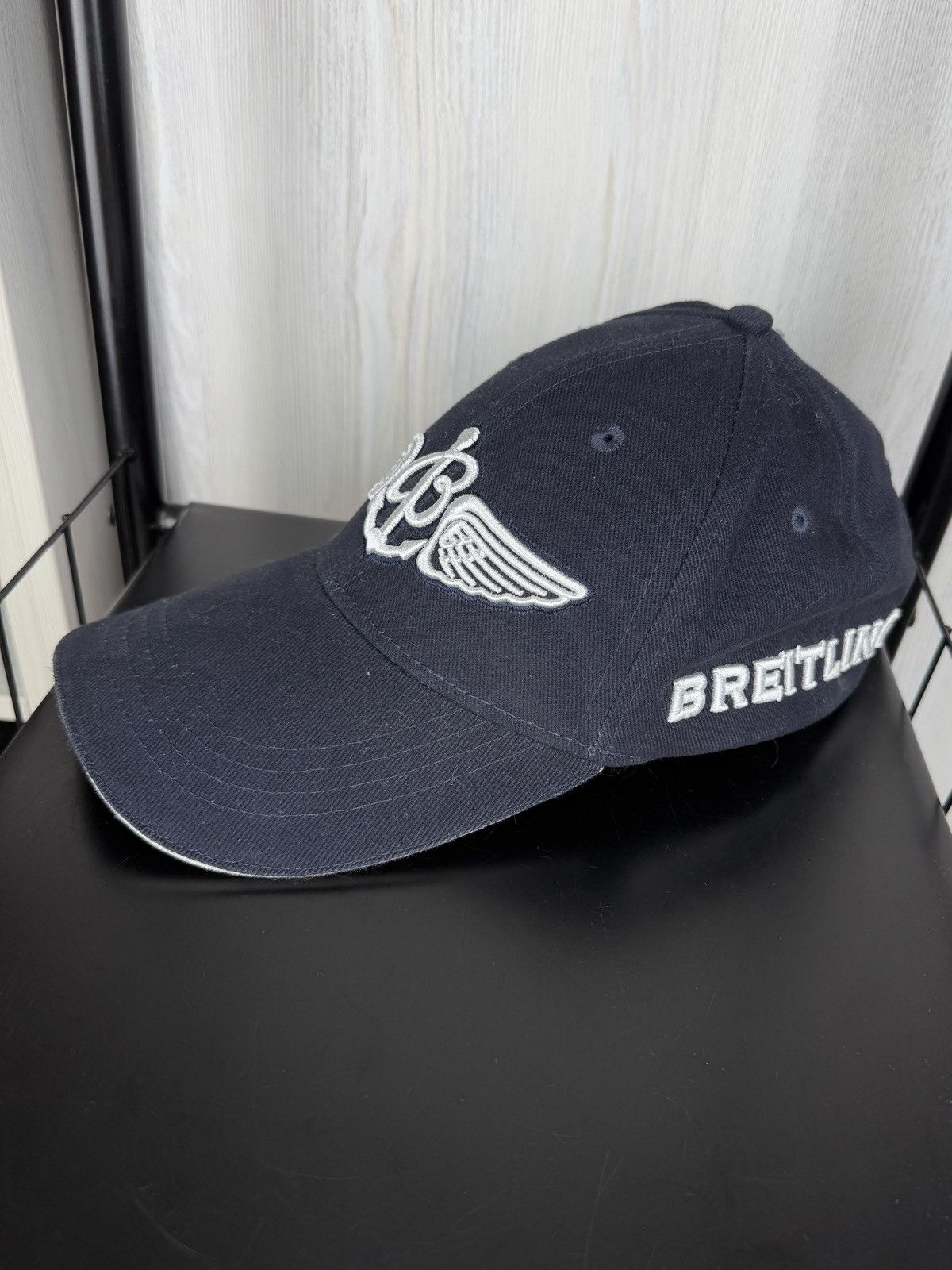 Breitling Vintage 90s Breitling AIR T4 Logo Baseball Cap Rolex Cartier Size ONE SIZE - 5 Thumbnail