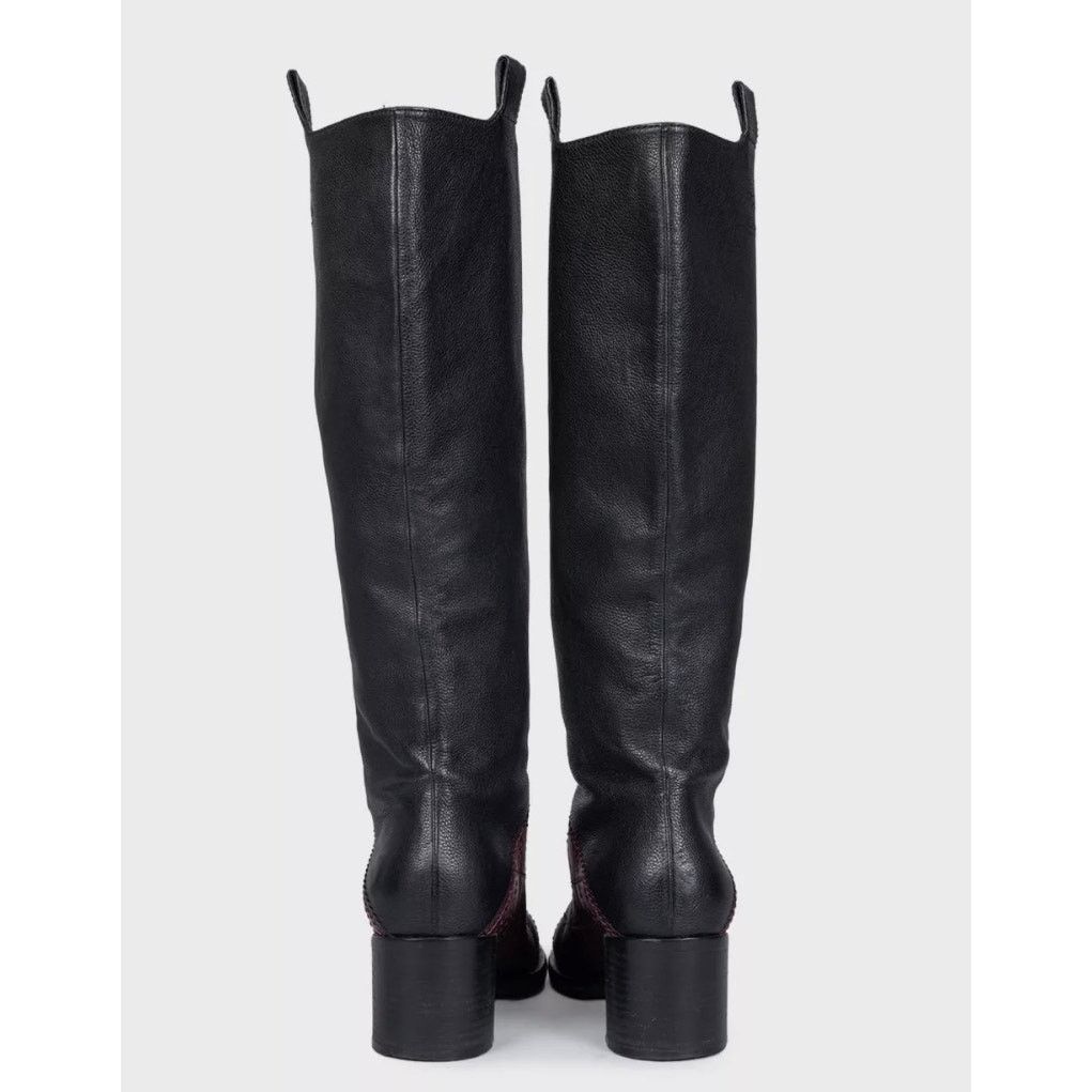 Chanel Chanel Two-Tone CC logo Leather Boots - Size 40.5 Size US 9.5 / IT 39.5 - 4 Thumbnail