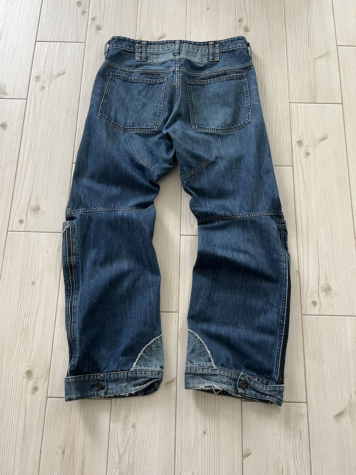 G-Star G Star Raw Vintage Mens Denim Pants Double Knee Patchwork 32 Size US 32 / EU 48 - 12 Thumbnail