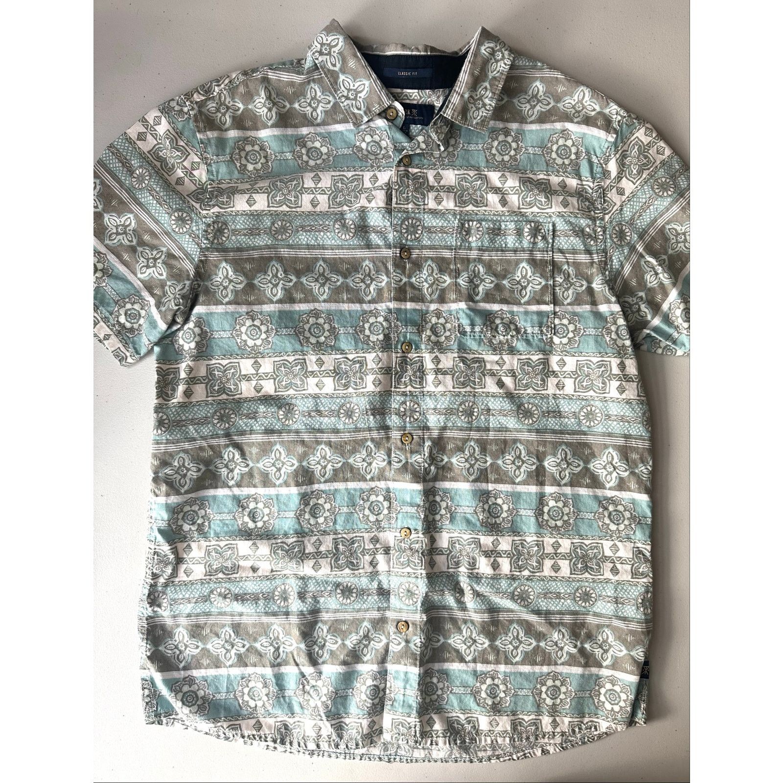 Roark Roark Revival Darna Shirt Light Blue Linen Blend Mens Size L Size US L / EU 52-54 / 3 - 1 Thumbnail