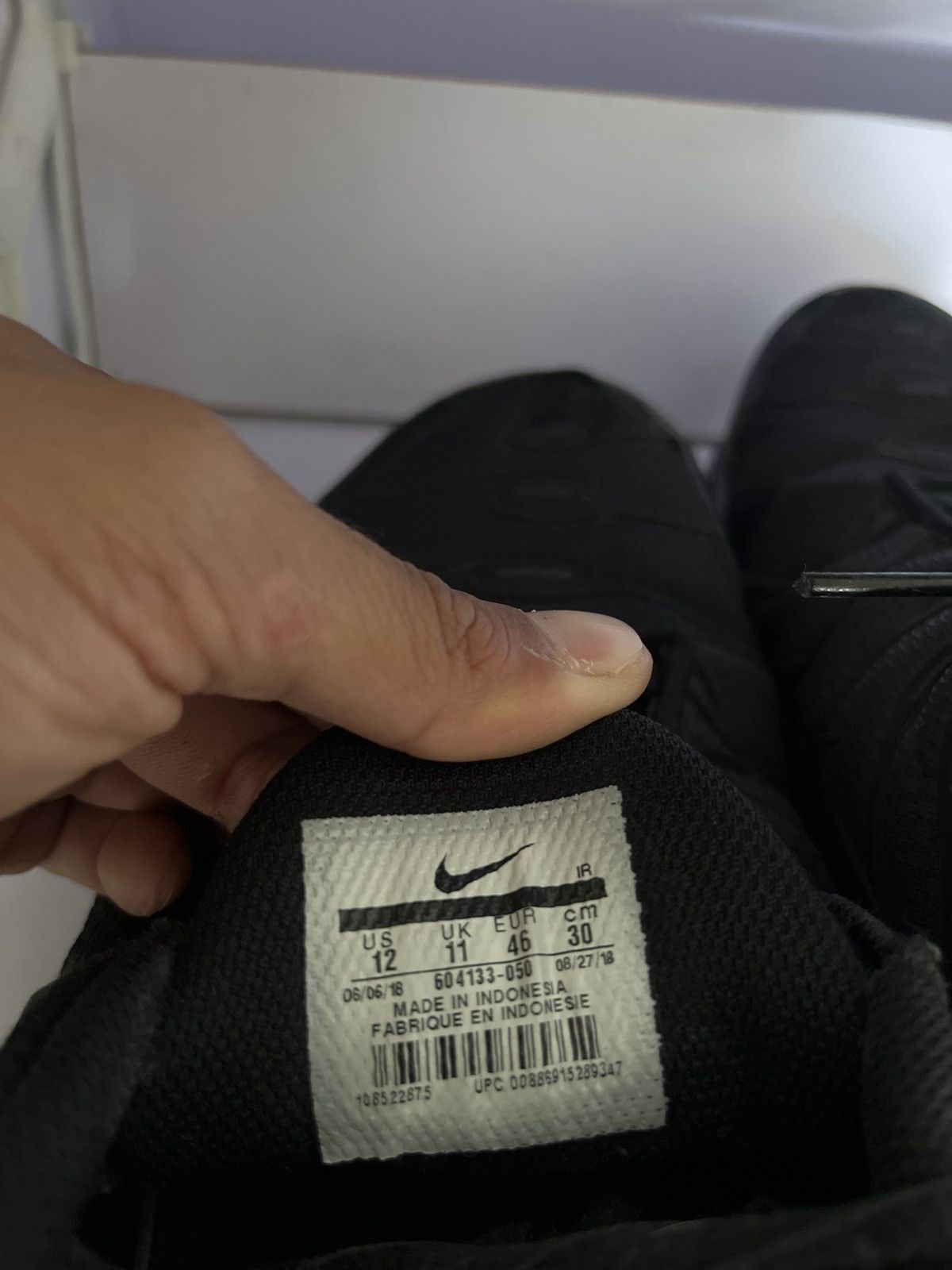 Nike Nike Air Max TN Plus 'Triple Black' Size US 12 / EU 45 - 8 Thumbnail