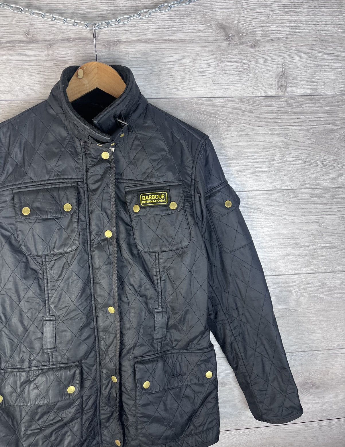 Barbour Vintage women’s jacket Barbour International size UK10 Y2K Size M / US 6-8 / IT 42-44 - 3 Thumbnail