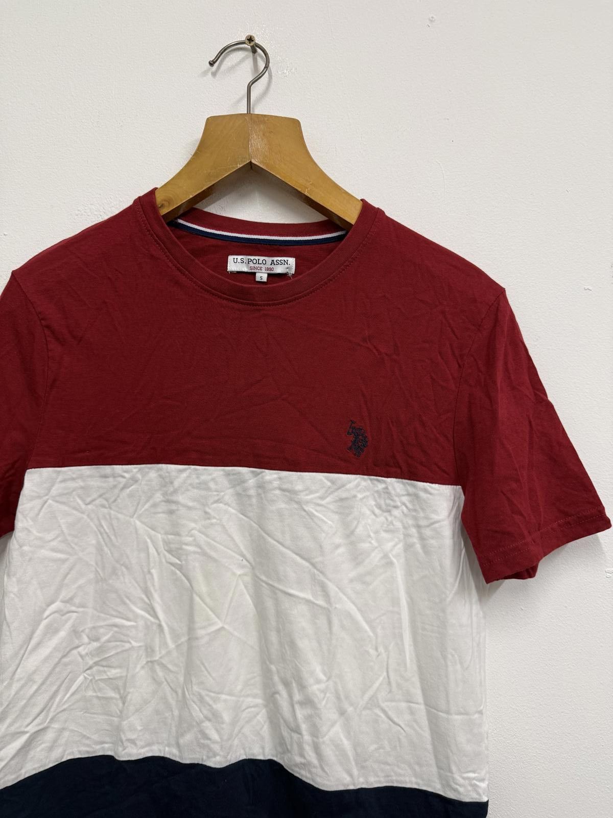 U.S. Polo Assn. U.S. Polo Assn. Men's Colour Block T-Shirt Size US S / EU 44-46 / 1 - 3 Thumbnail