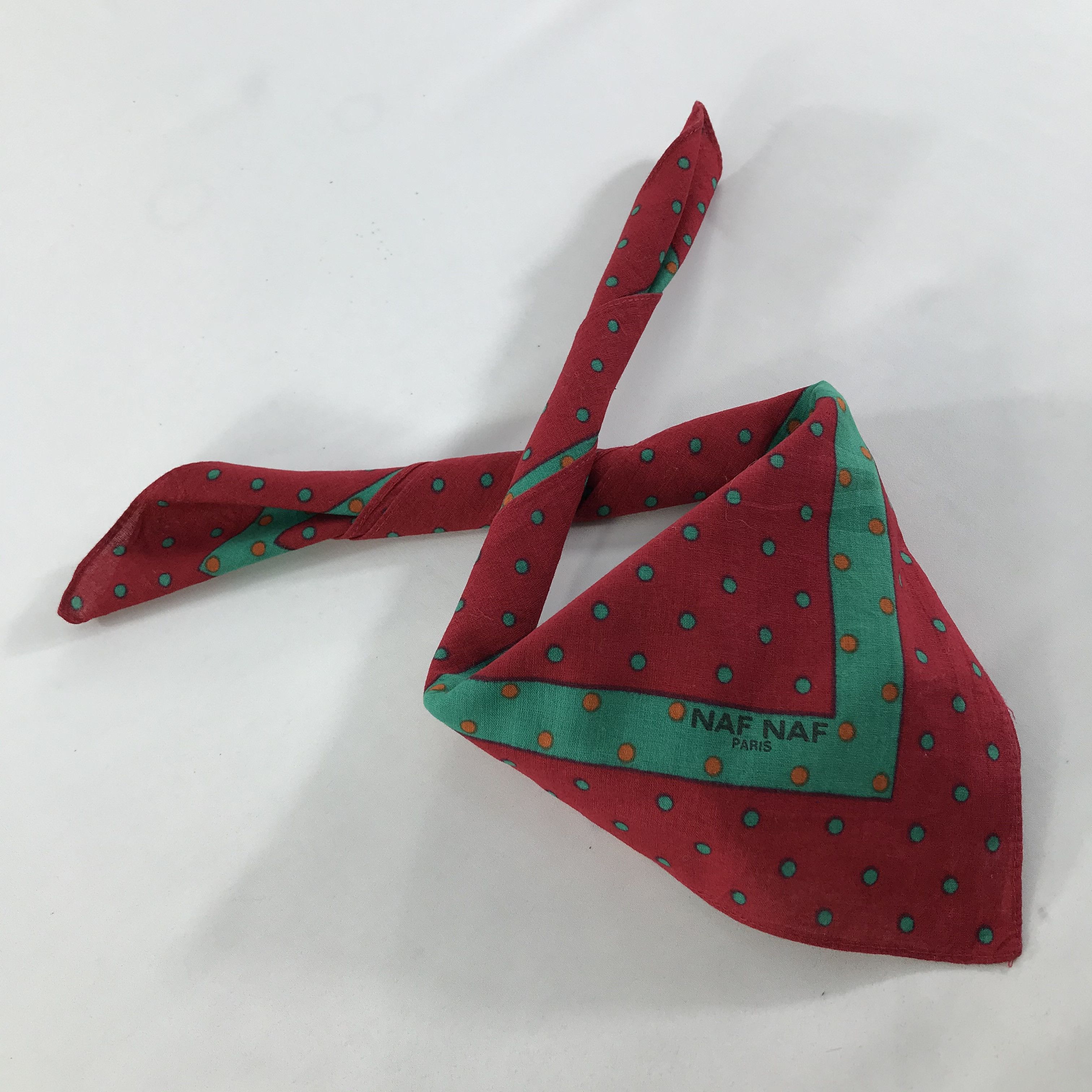 Vintage Naf Naf Bandana / Handkerchief / Neckerchief - S1379 Size ONE SIZE - 4 Thumbnail