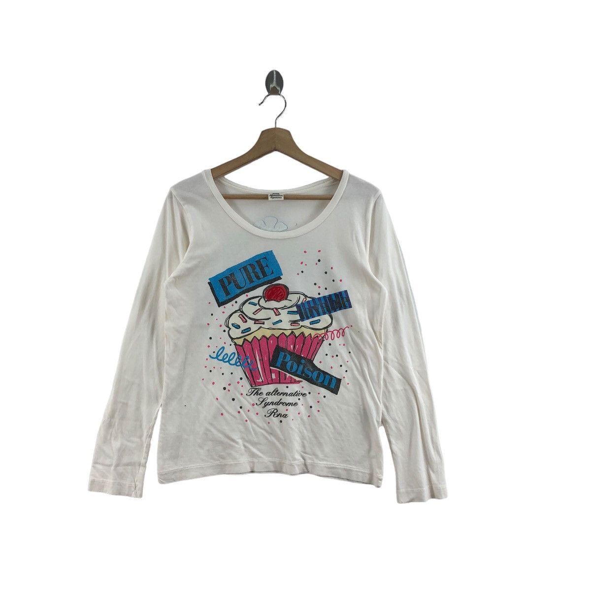 DNA × Vintage Women Vtg DNA RNA Long Sleeve Tshirt Size US M / EU 48-50 / 2 - 1 Thumbnail