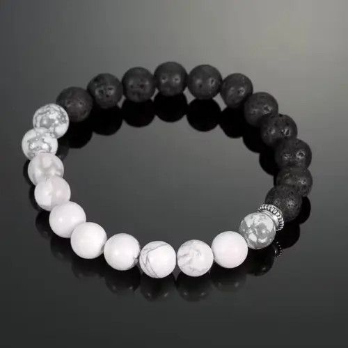 Jewelry Black n White Beaded Bracelet Size ONE SIZE - 5 Thumbnail