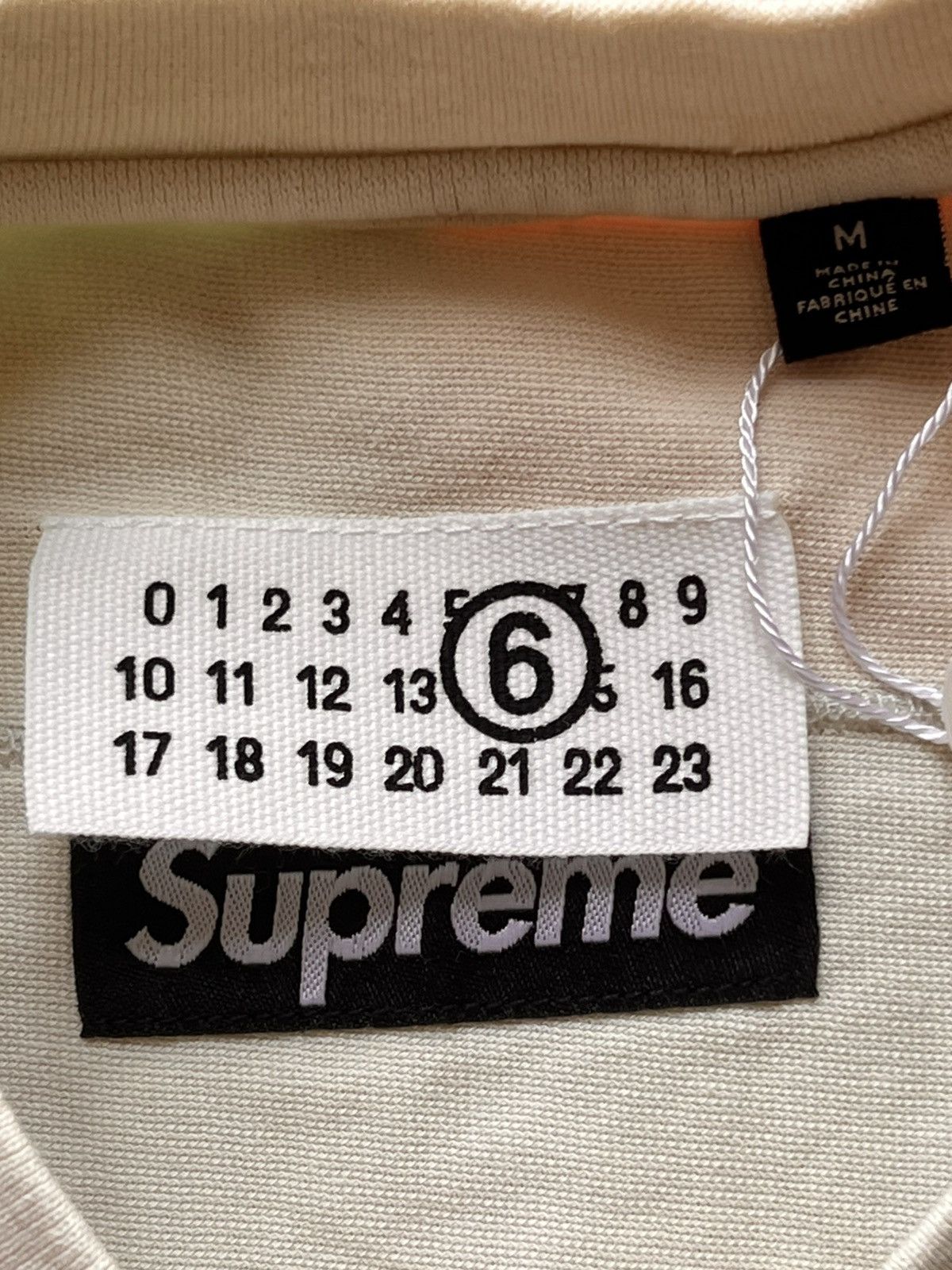 Maison Margiela × Supreme M Supreme MM6 Maison Margiela Cotton Football Jersey White Size US M / EU 48-50 / 2 - 11 Thumbnail