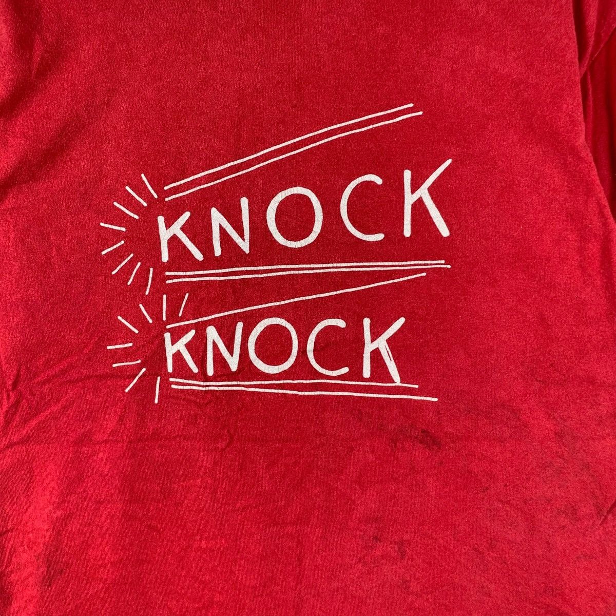Vintage Vintage ROY LICHTENSTEIN KNOCK KNOCK Poster Tee Shirt Top Size US M / EU 48-50 / 2 - 6 Thumbnail
