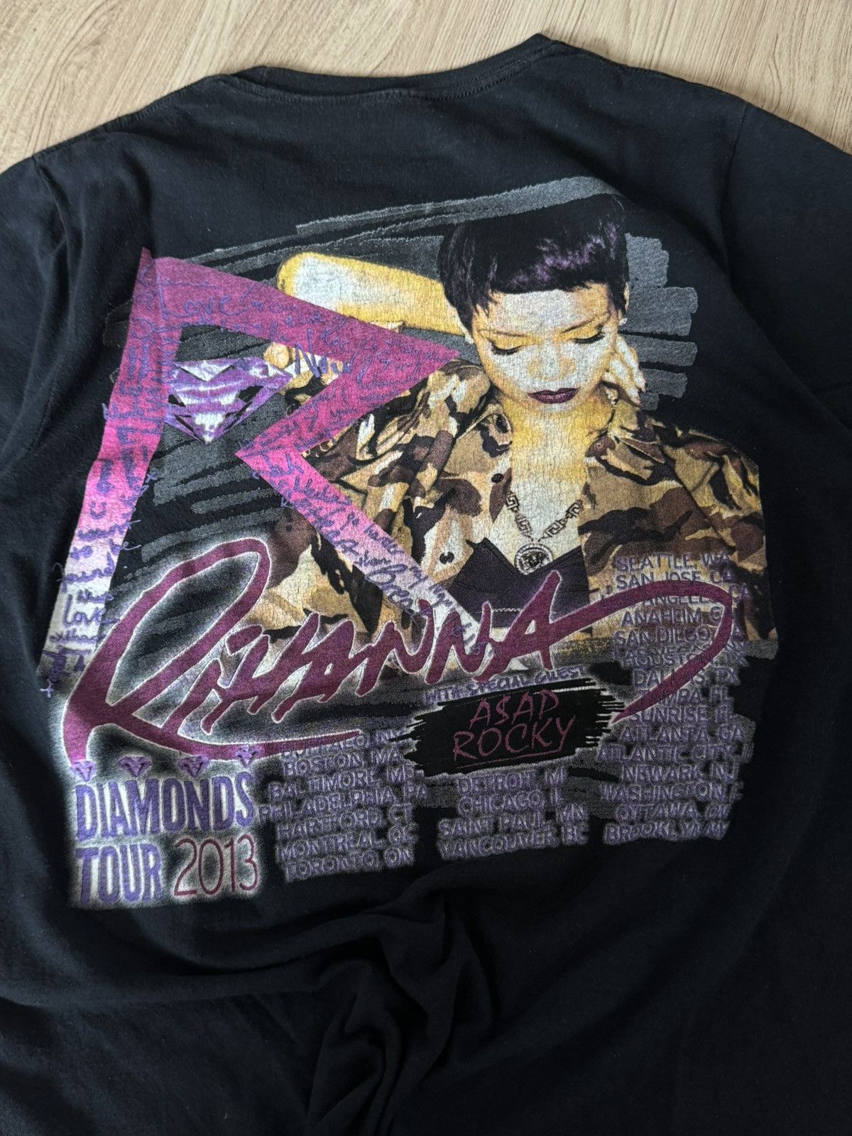 Band Tees × Vintage Rare Rihanna - Diamon tour 2013 Size US M / EU 48-50 / 2 - 7 Thumbnail