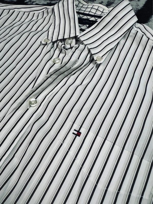 Tommy Hilfiger Tommy Hilfiger shirt white black striped M Size US M / EU 48-50 / 2 - 4 Thumbnail