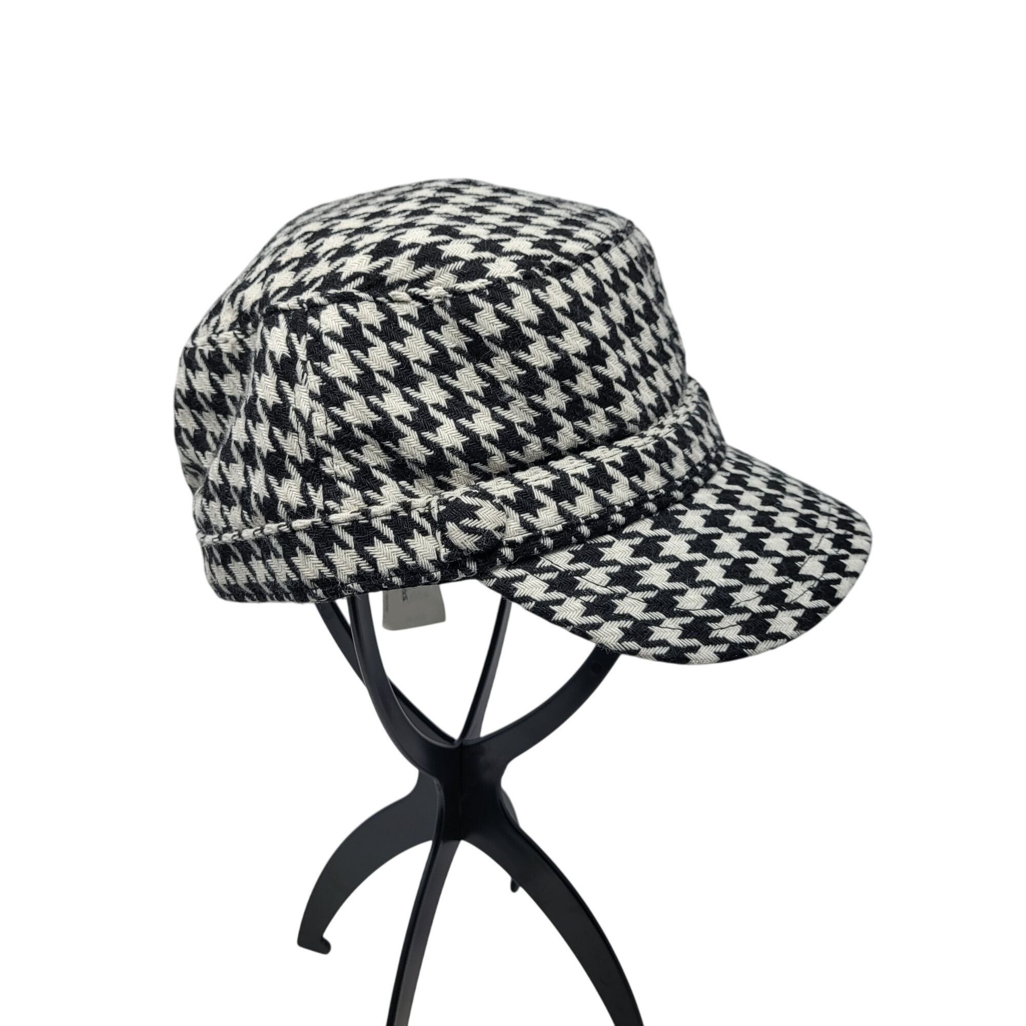 Disney Disney Parks Authentic Black White Houndstooth Newsboy Cap R Size ONE SIZE - 8 Thumbnail