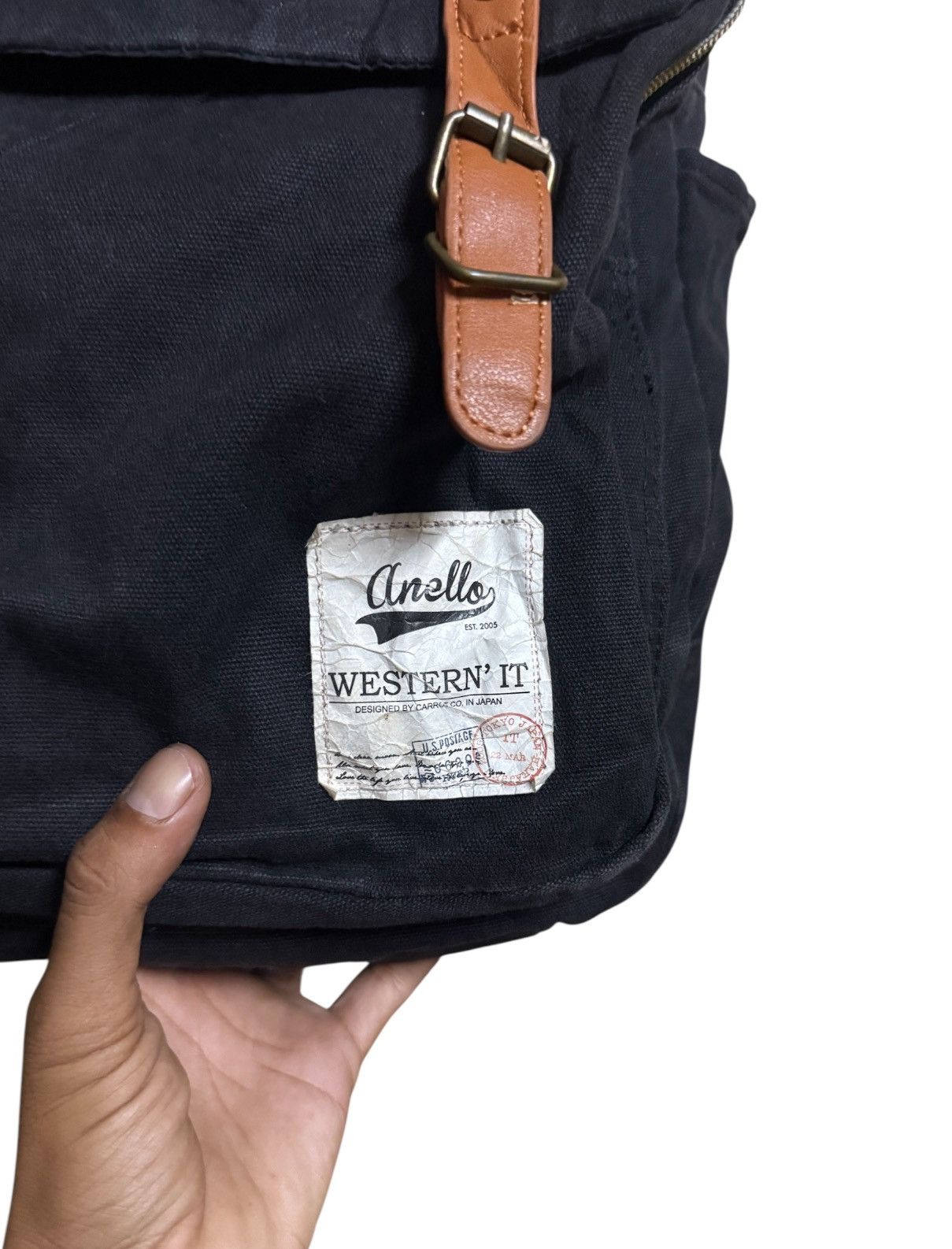 Japanese Brand ANELLO BAGPACK CANVAS JAPAN Size ONE SIZE - 5 Thumbnail
