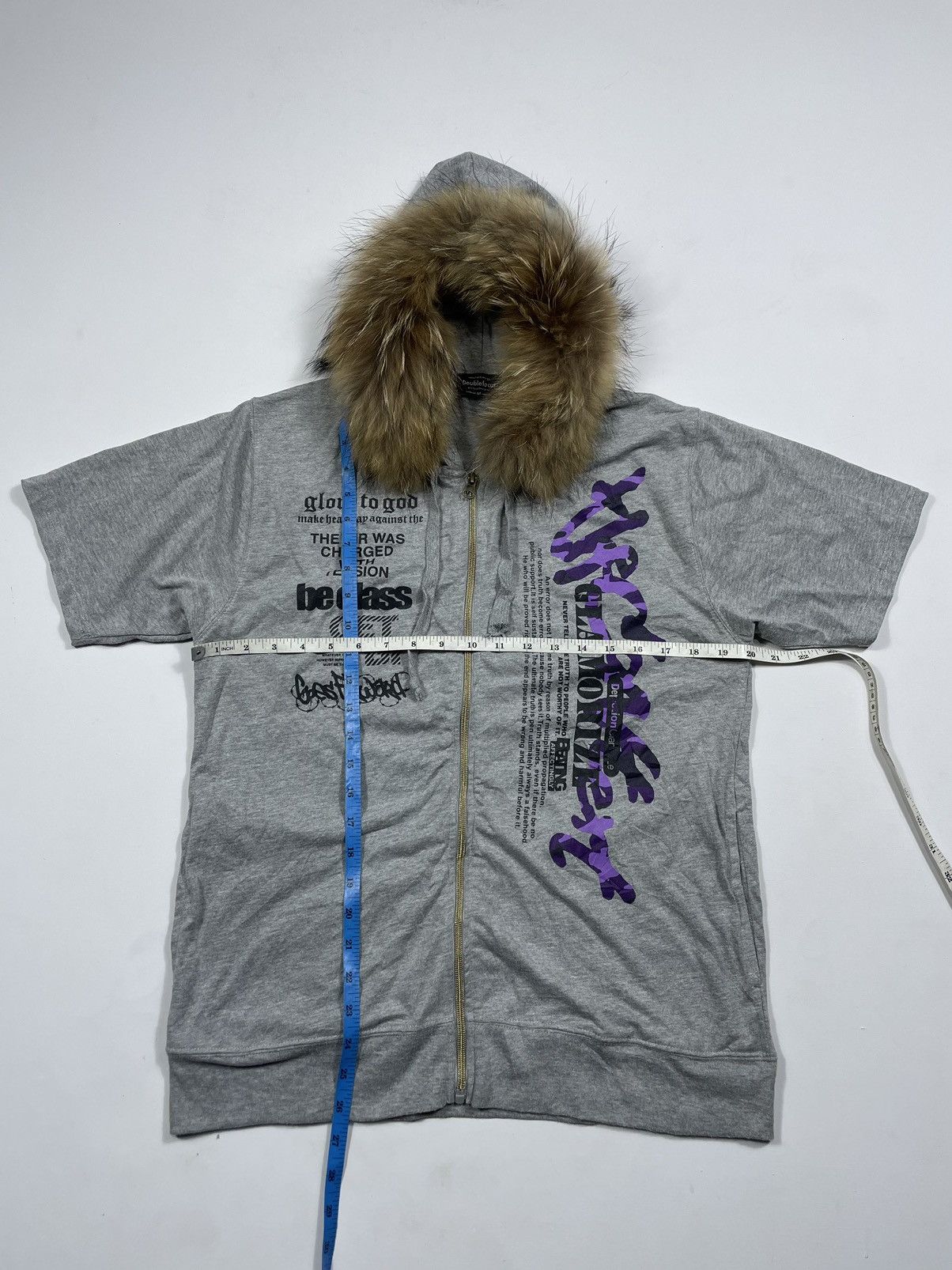 If Six Was Nine × Japanese Brand × Vintage 💸BINDINGOFFER💸 Doublefocus Poem fur zip hoodie Size M / US 6-8 / IT 42-44 - 5 Thumbnail