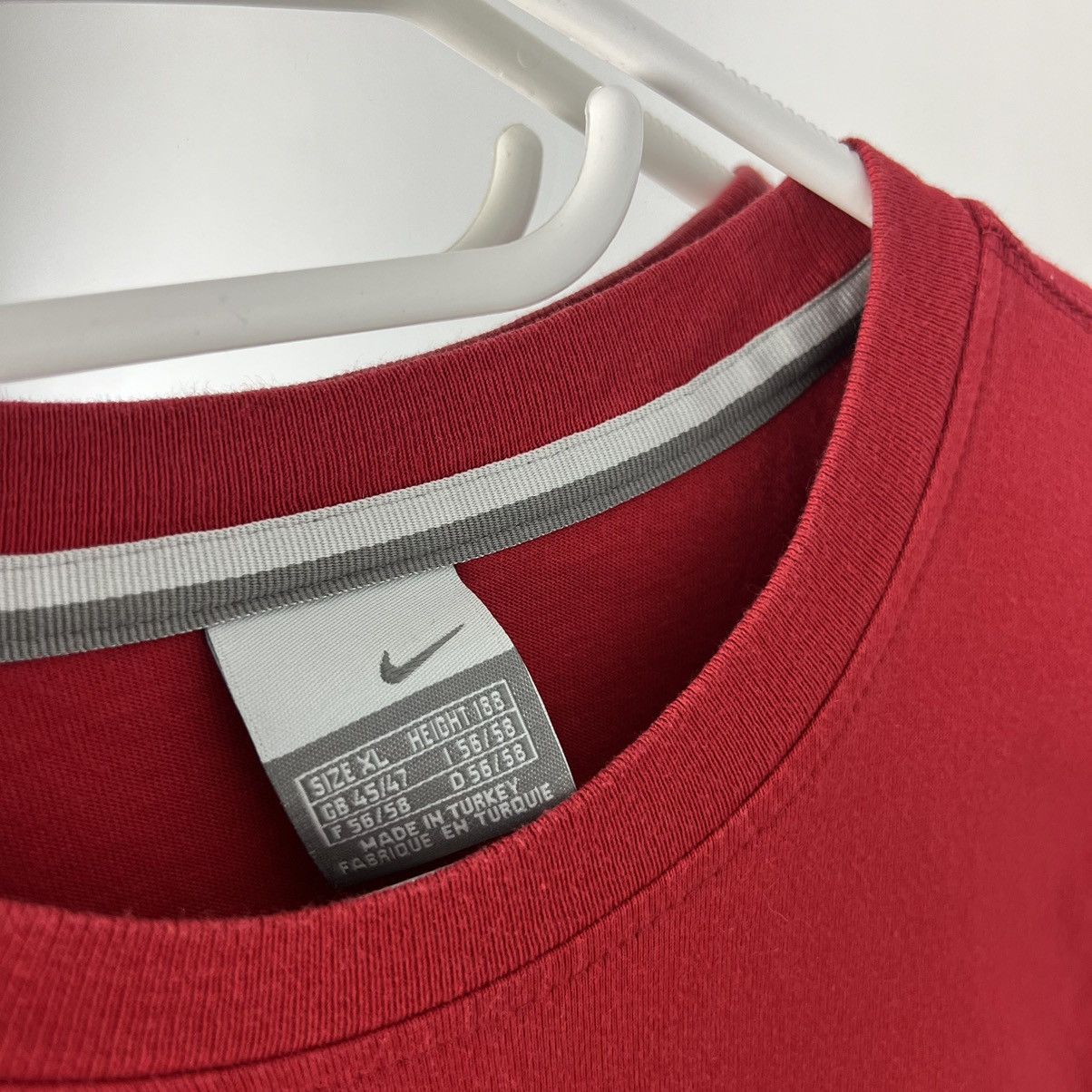 Nike Vintage Y2K Nike Swoosh Oversized Fir T-Shirt Size US XL / EU 56 / 4 - 3 Thumbnail