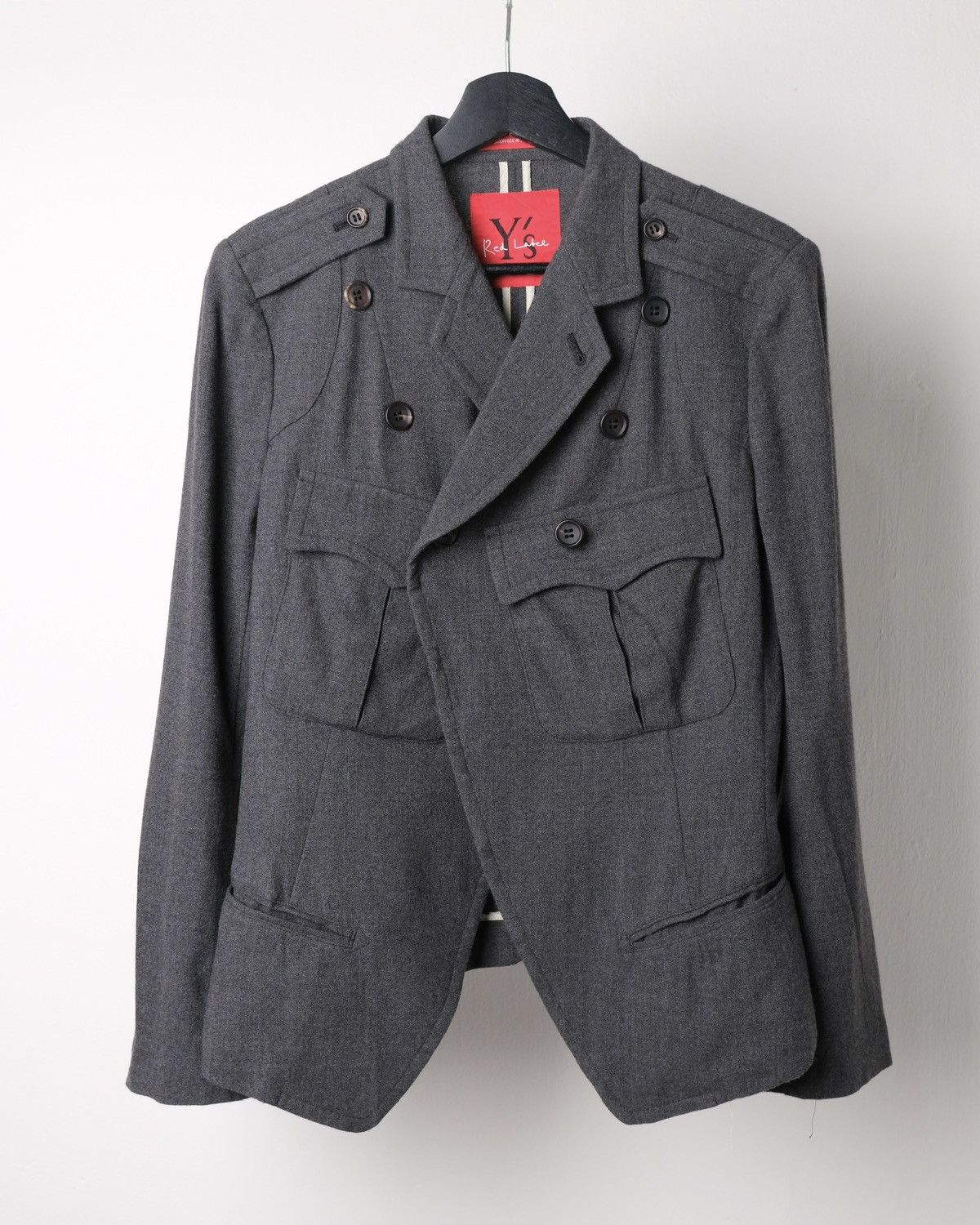 Y's Red Label By Yohji Yamamoto Military-inspire Blazer
